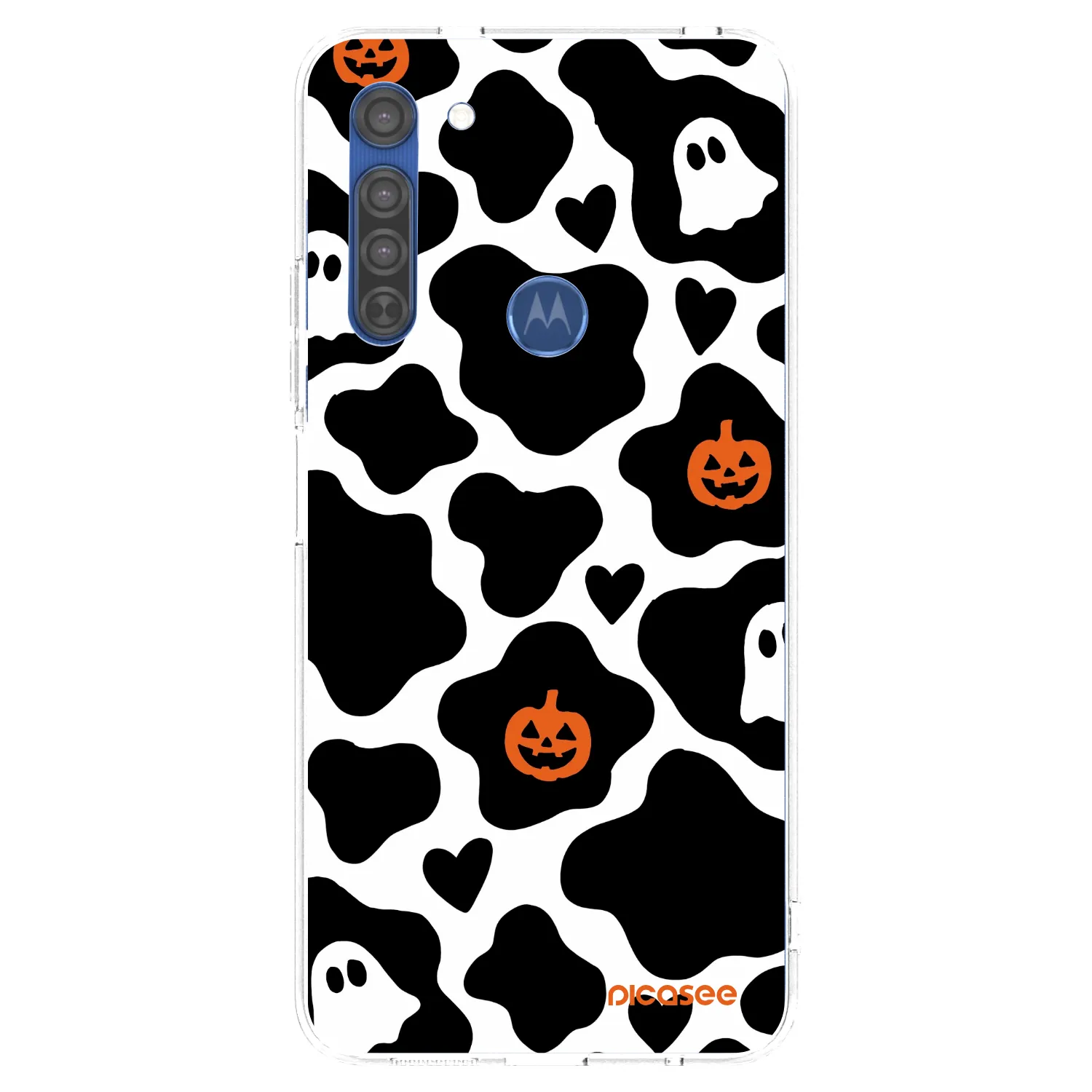 Picasee Motorola Moto G8 Hülle - Transparentes Silikon - Boow