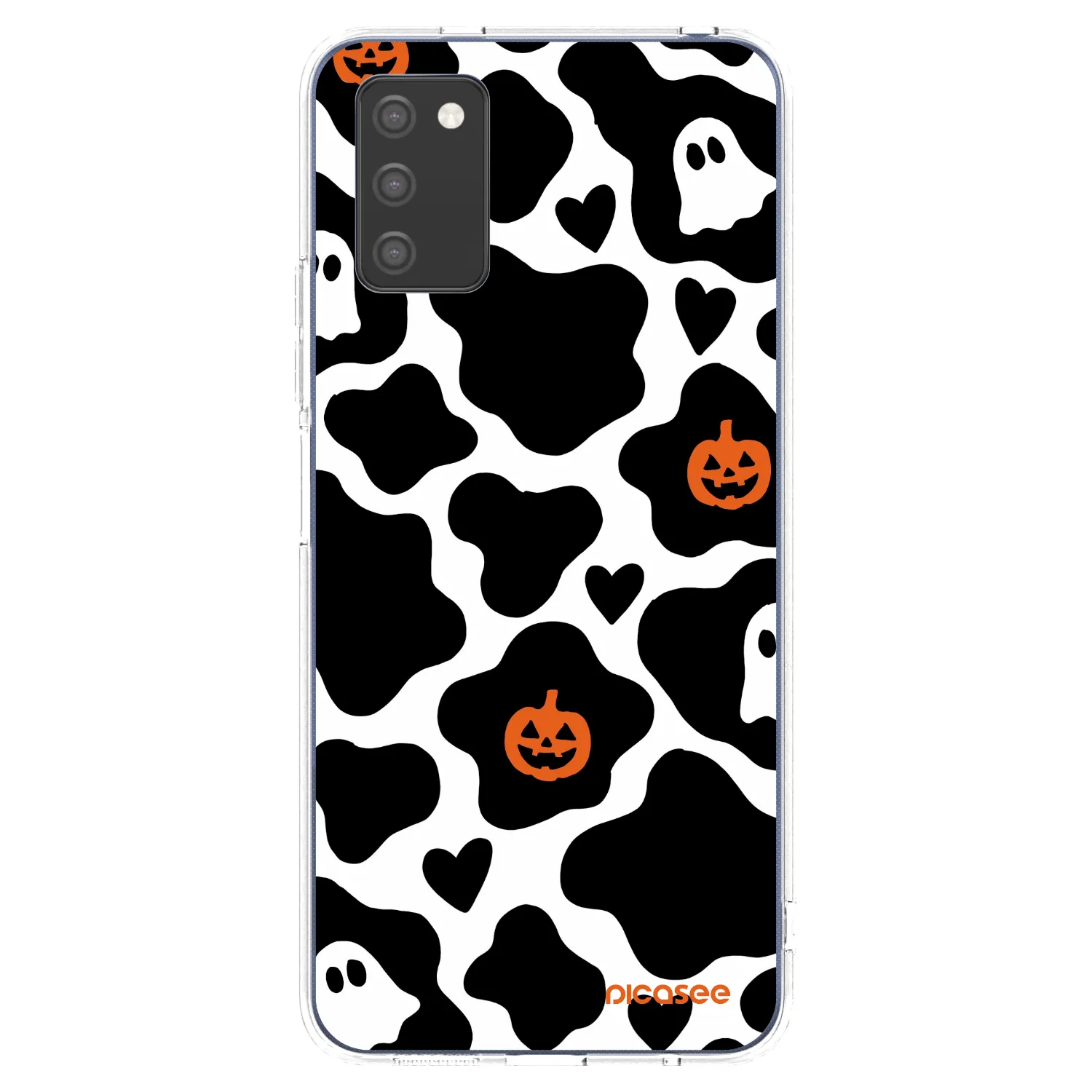 Picasee Samsung Galaxy A03s A037G Hülle - Transparentes Silikon - Boow