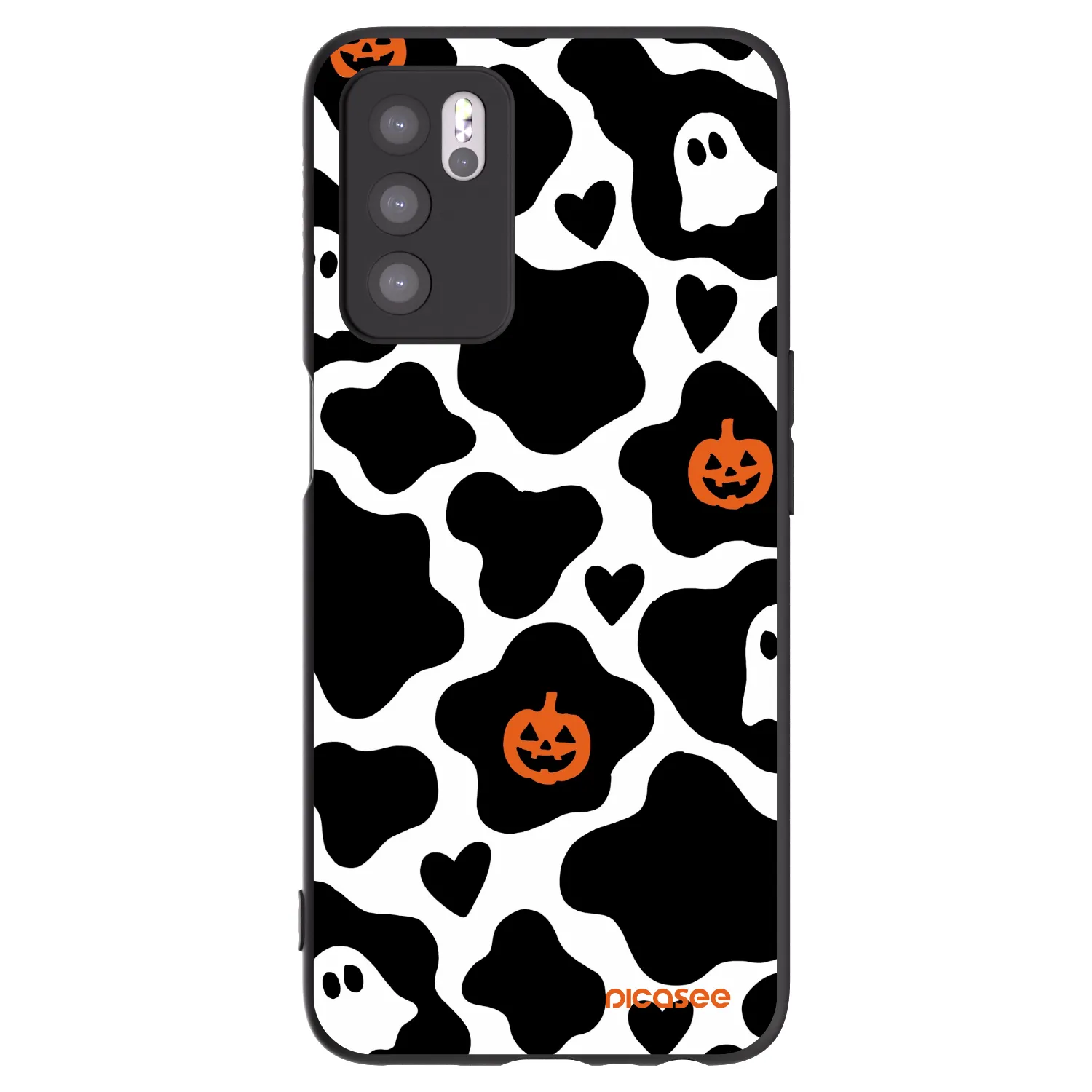 Picasee OPPO A16 Hülle - Schwarzes Silikon - Boow