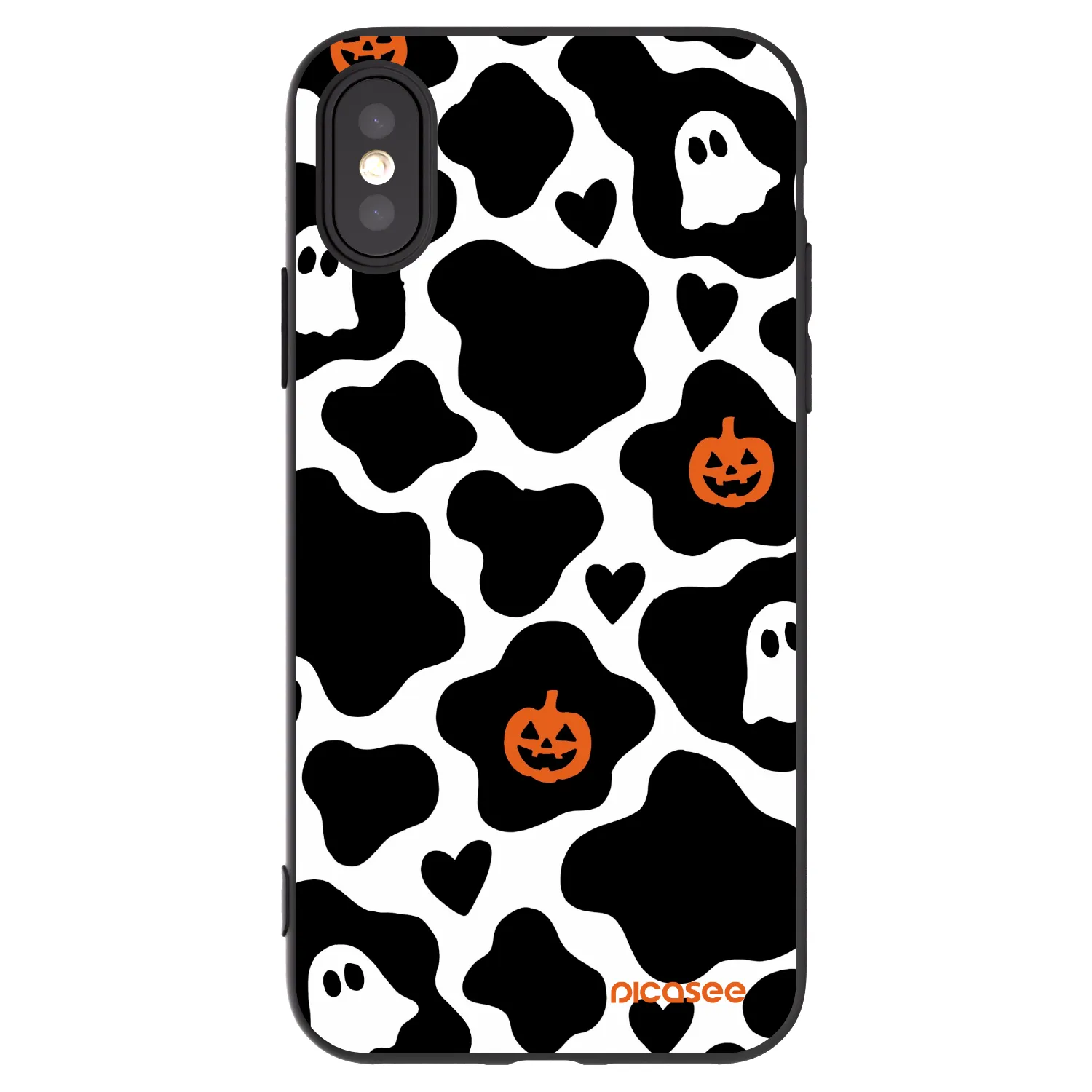 Picasee Apple iPhone X/XS Hülle - Schwarzes Silikon - Boow