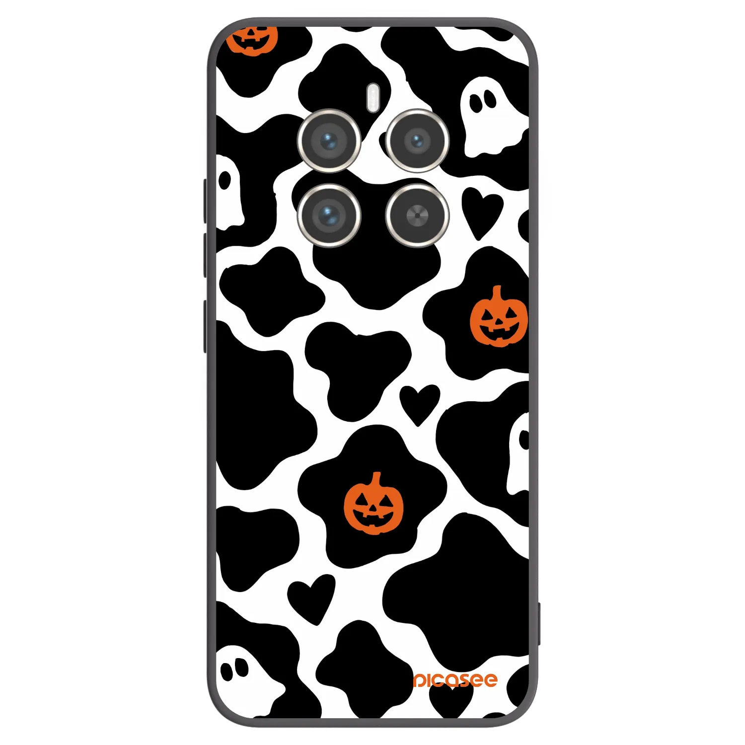 Picasee Realme 12 Pro 5G Hülle - Schwarzes Silikon - Boow