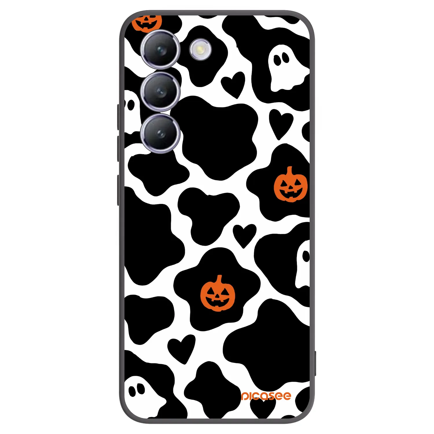 Picasee Vivo V40 SE 5G Hülle - Schwarzes Silikon - Boow