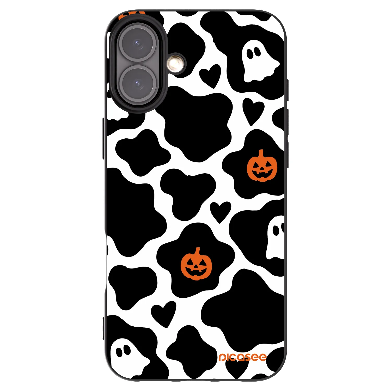 Picasee Apple iPhone 16 Plus Hülle - Schwarzes Silikon - Boow