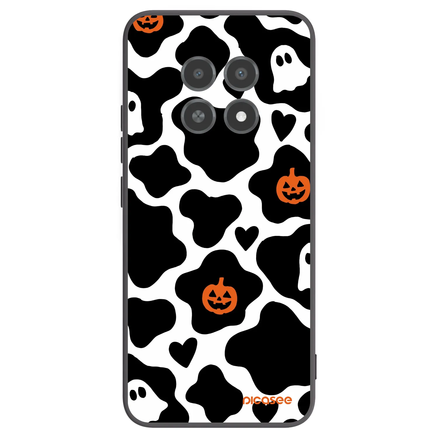 Picasee Realme 12X Hülle - Schwarzes Silikon - Boow
