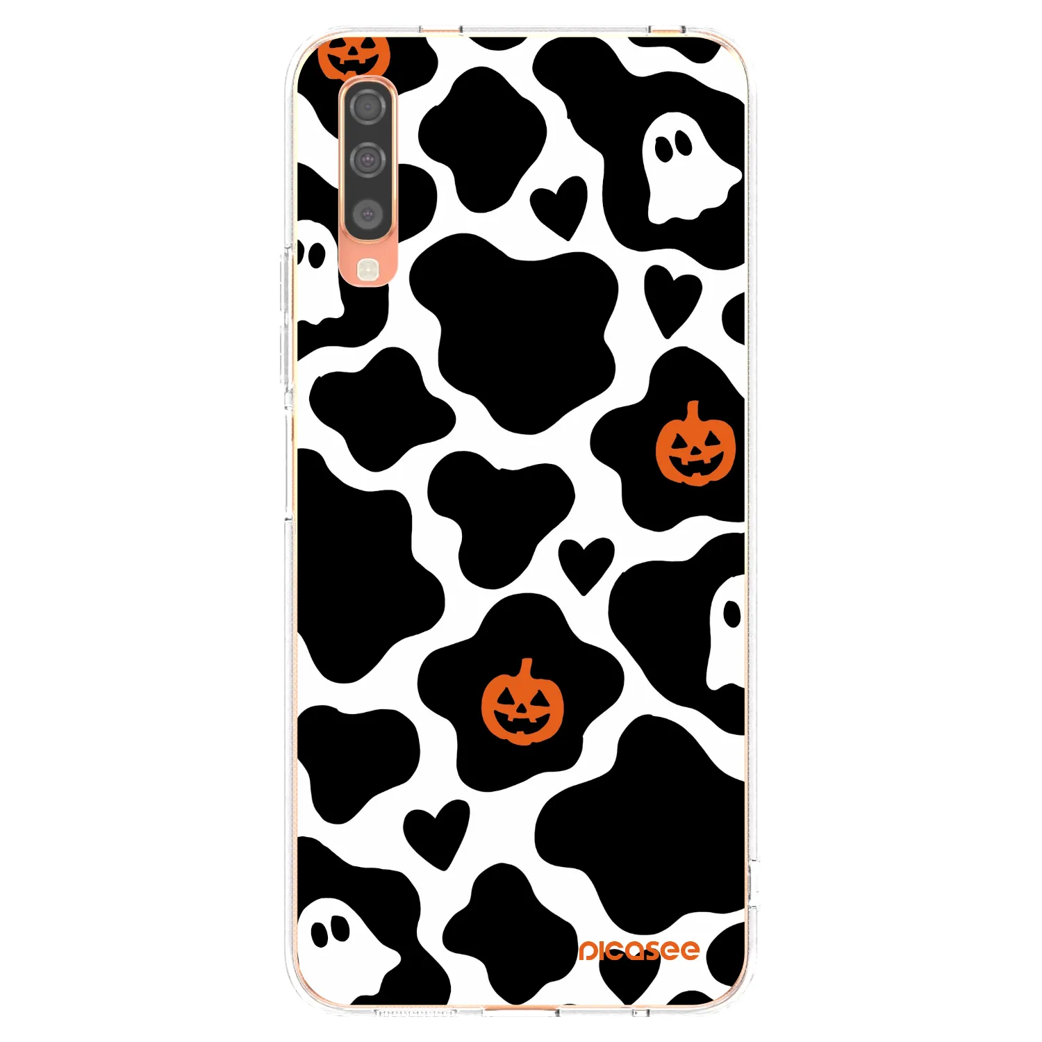 Picasee Samsung Galaxy A70 A705F Hülle - Transparentes Silikon - Boow