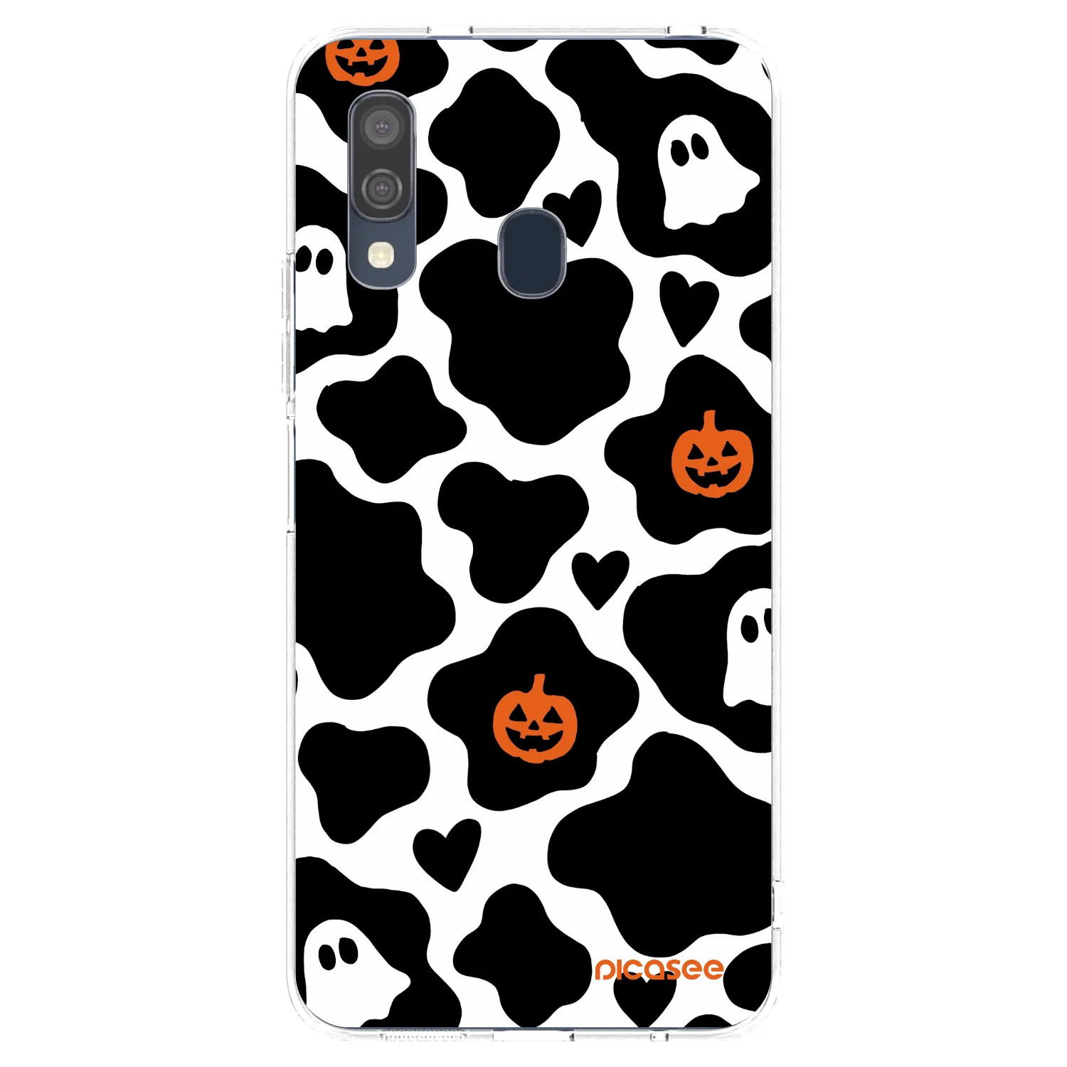 Picasee Samsung Galaxy A40 A405F Hülle - Transparentes Silikon - Boow