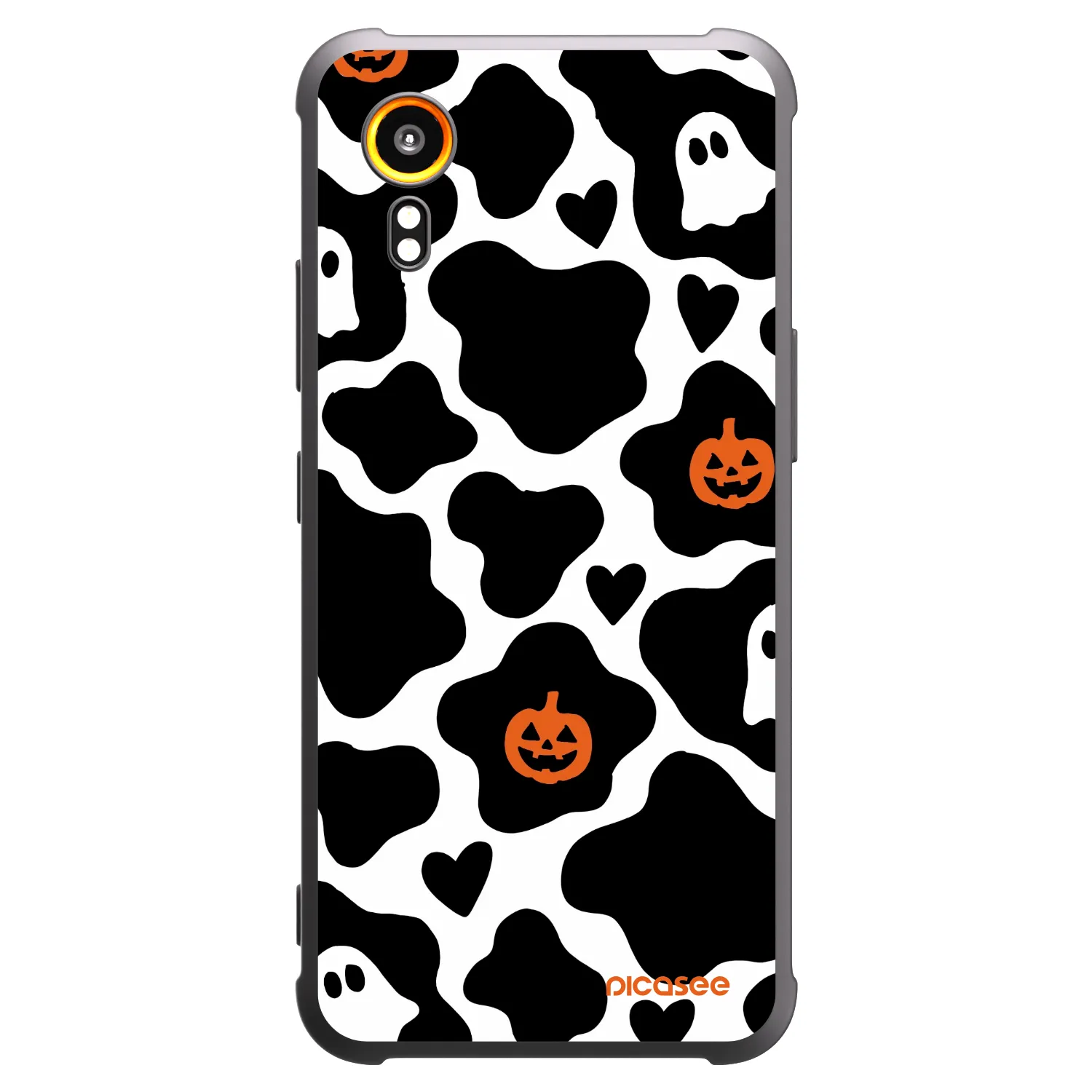 Picasee Samsung Galaxy XCover 7 Hülle - Schwarzes Silikon - Boow