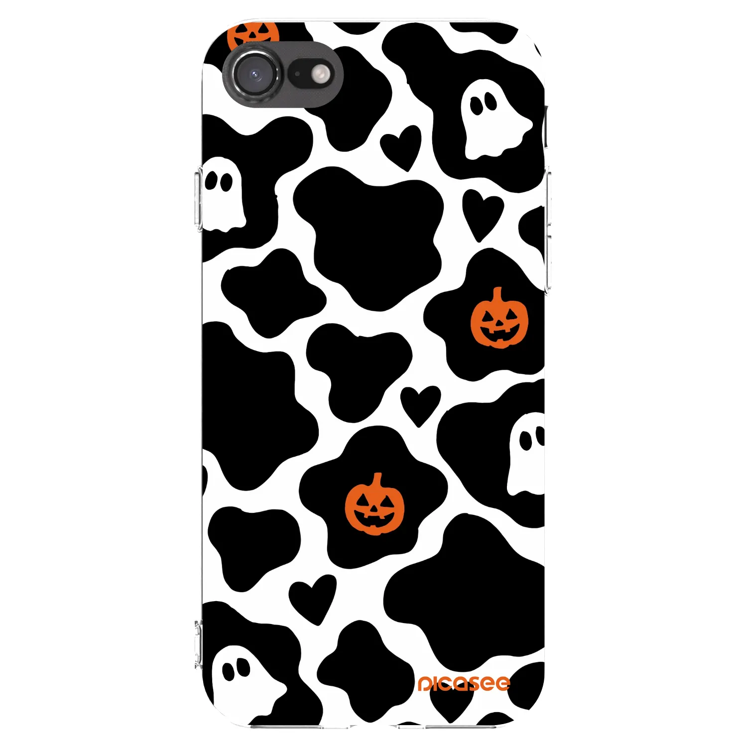 Picasee Apple iPhone 8 Hülle - Transparentes Silikon - Boow