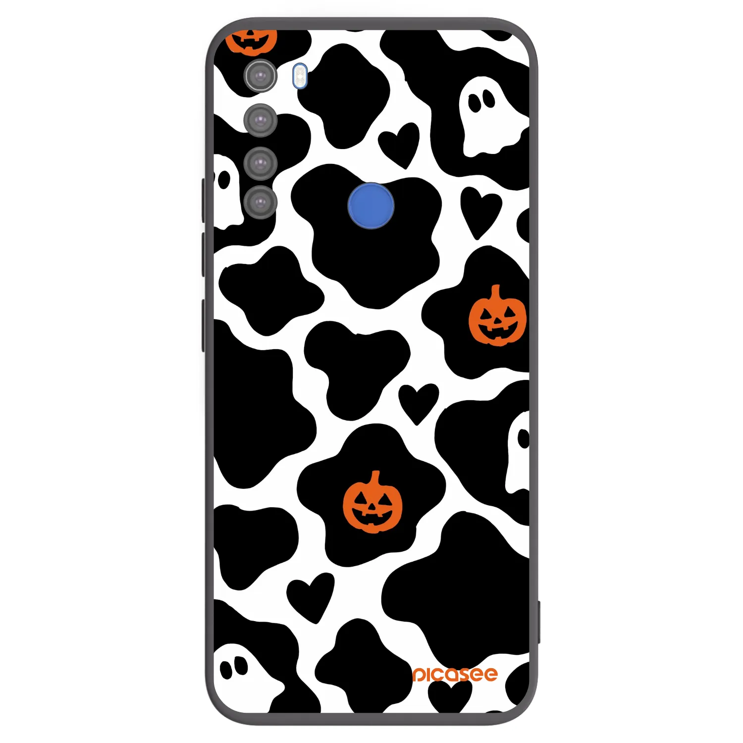 Picasee Xiaomi Redmi Note 8T Hülle - Schwarzes Silikon - Boow