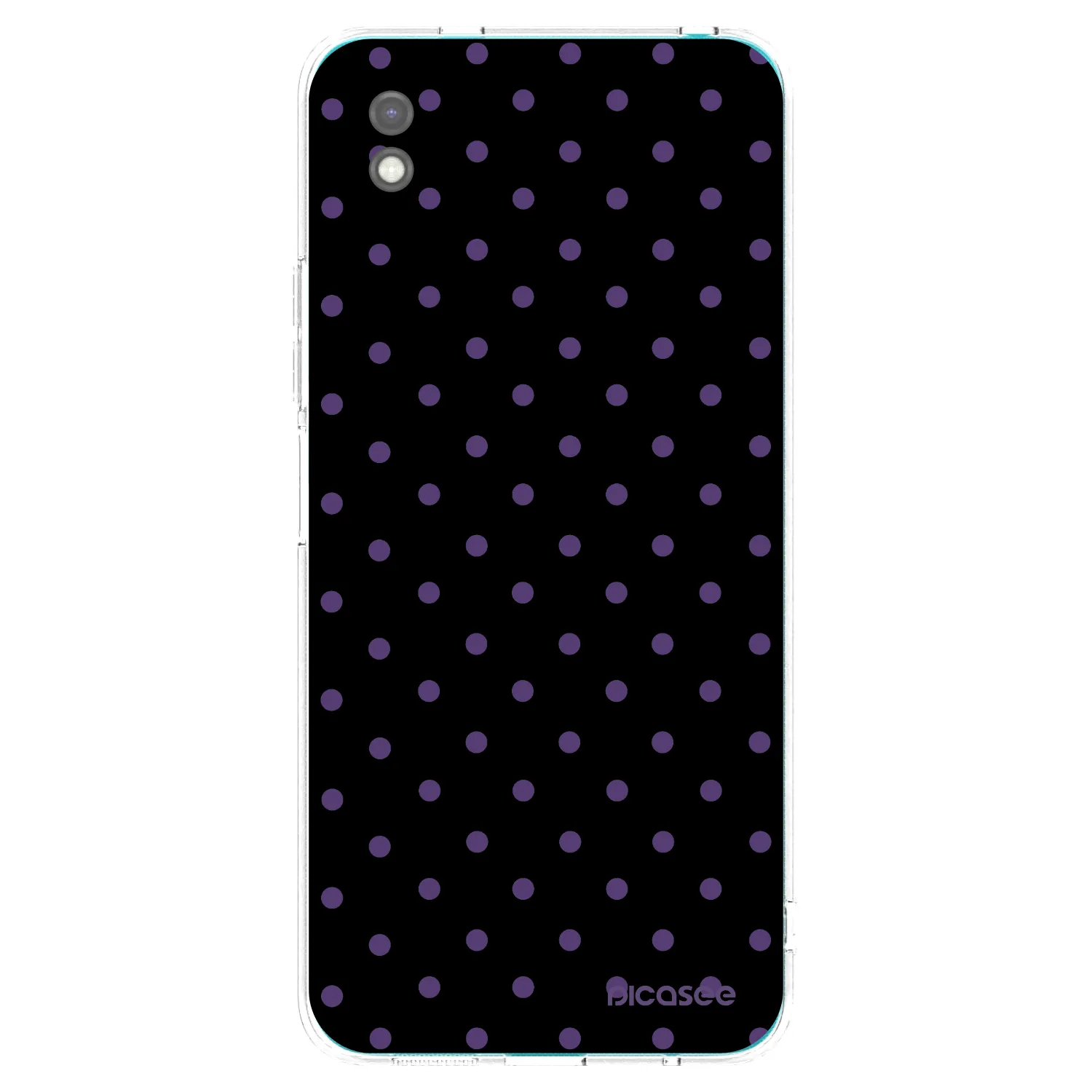 Picasee Xiaomi Redmi 9A Hülle - Schwarzes Silikon - Flickers