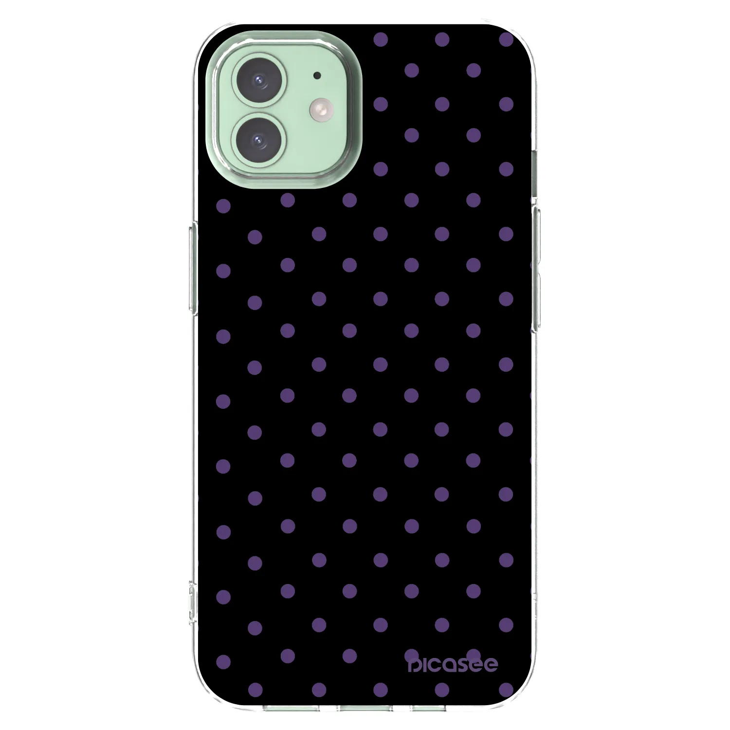 Picasee Apple iPhone 12 Hülle - Transparentes Silikon - Flickers