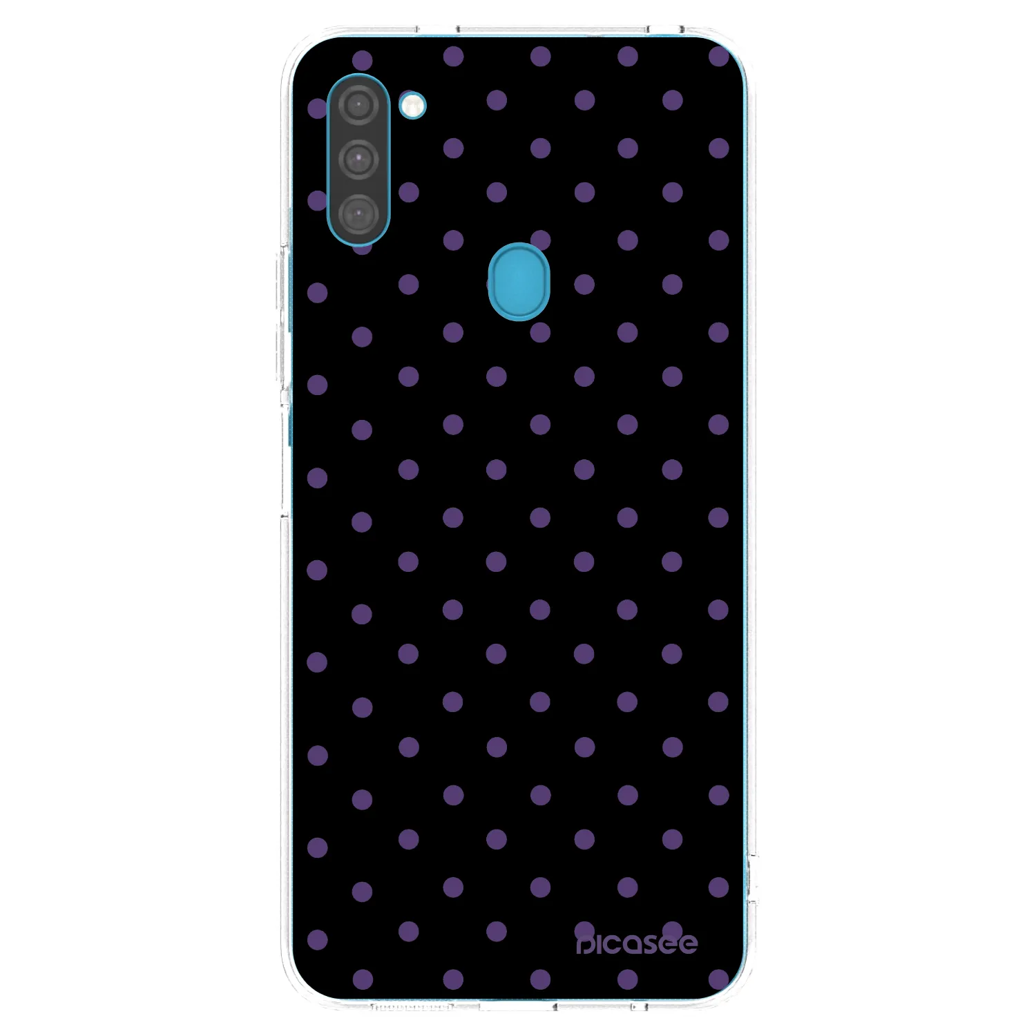 Picasee Samsung Galaxy M11 Hülle - Transparentes Silikon - Flickers