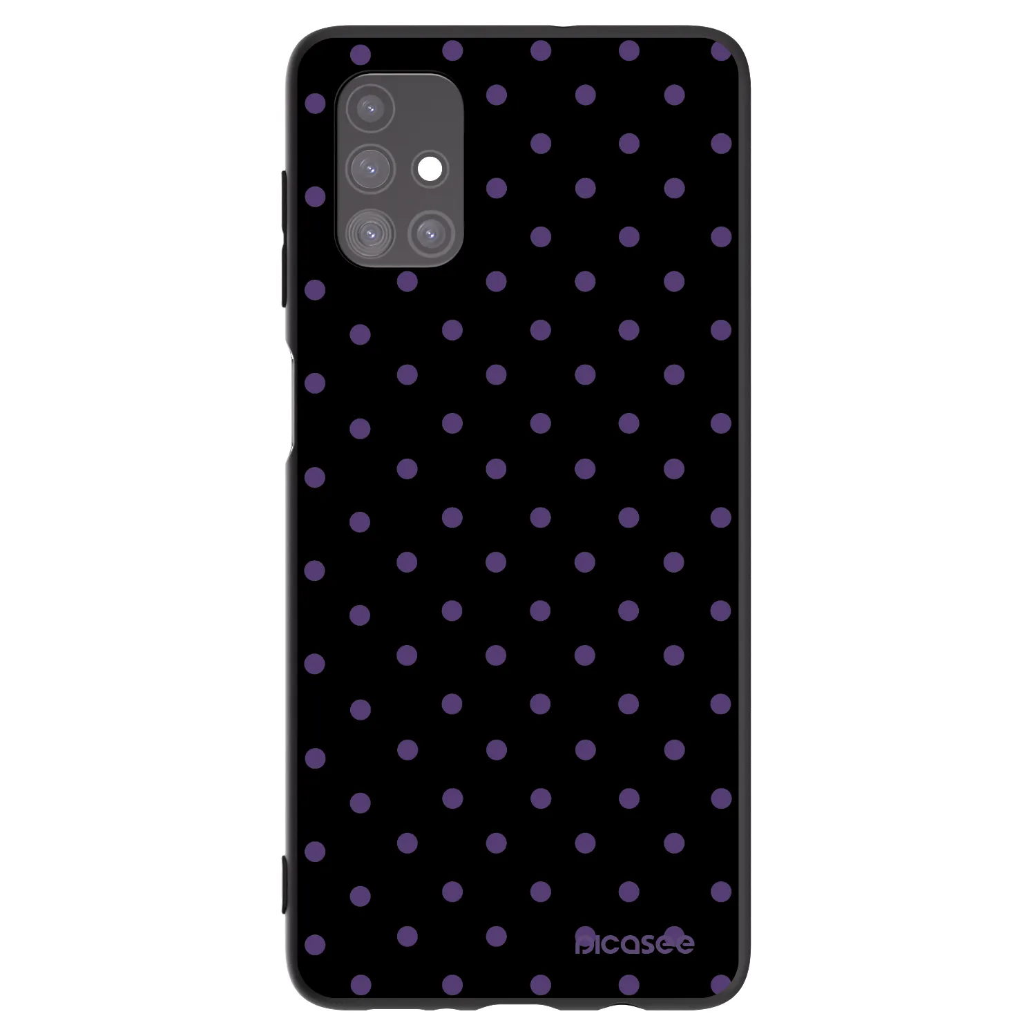 Picasee Samsung Galaxy M51 M515F Hülle - Schwarzes Silikon - Flickers