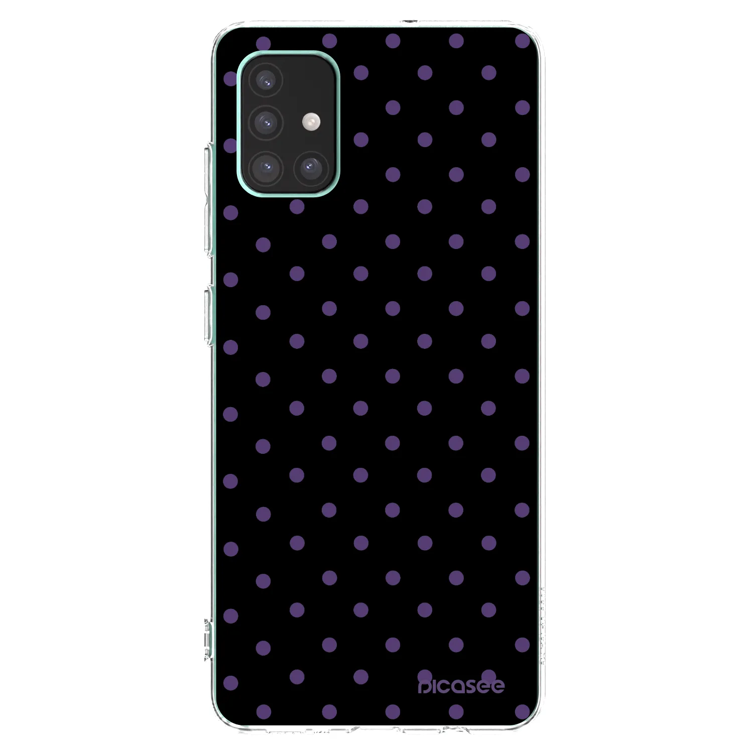 Picasee Samsung Galaxy M51 M515F Hülle - Transparentes Silikon - Flickers