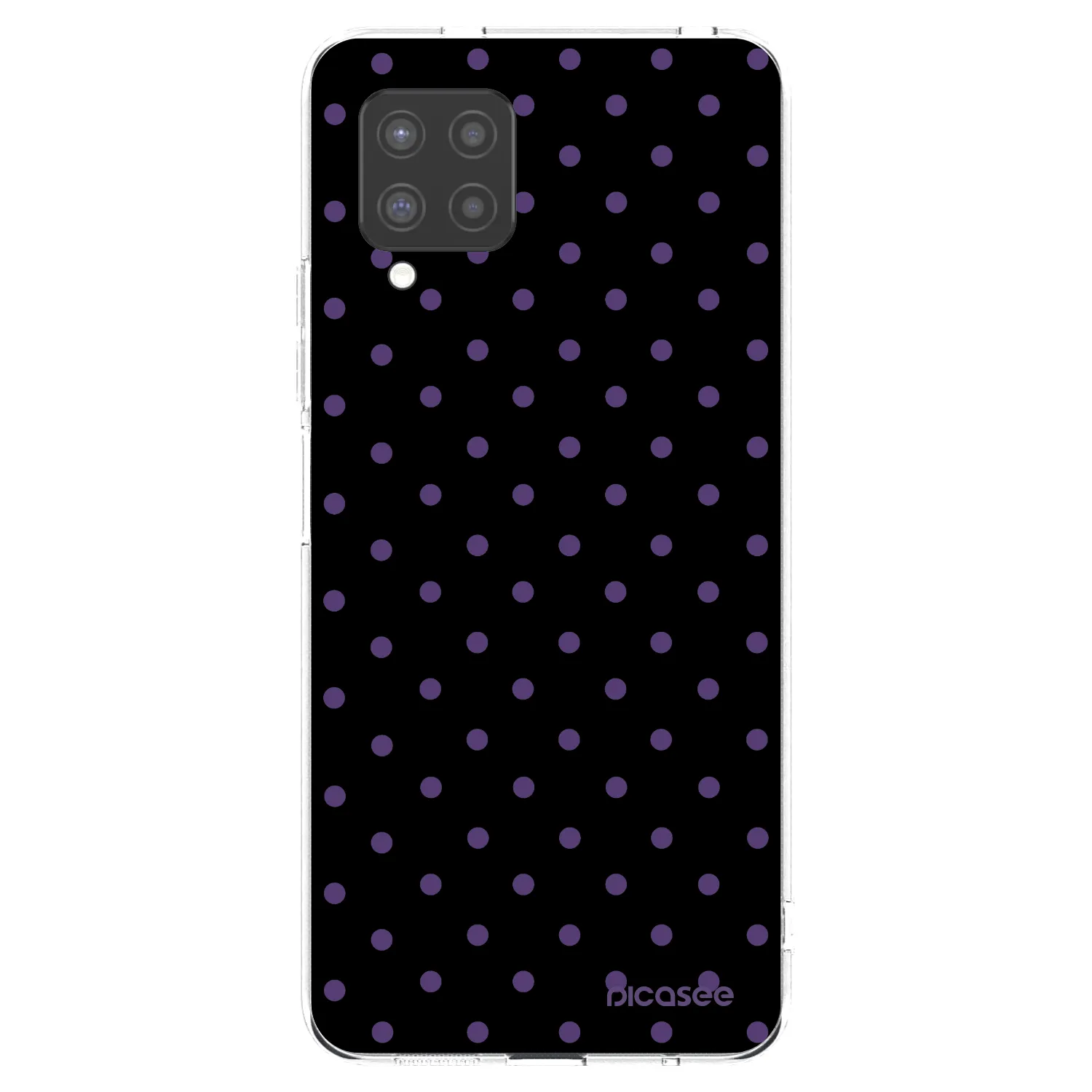 Picasee Samsung Galaxy A42 A426B Hülle - Transparentes Silikon - Flickers