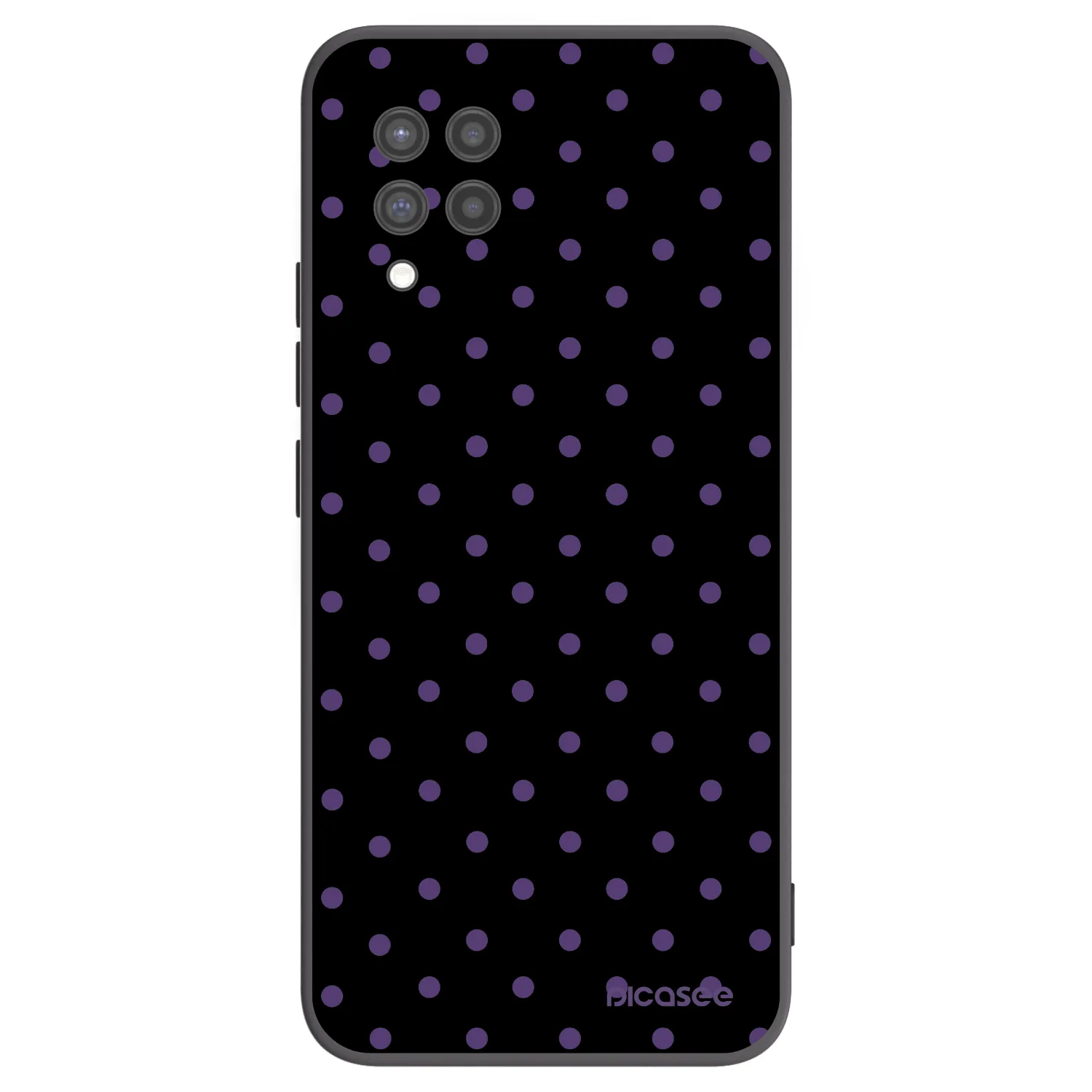 Picasee Samsung Galaxy A42 A426B Hülle - Schwarzes Silikon - Flickers