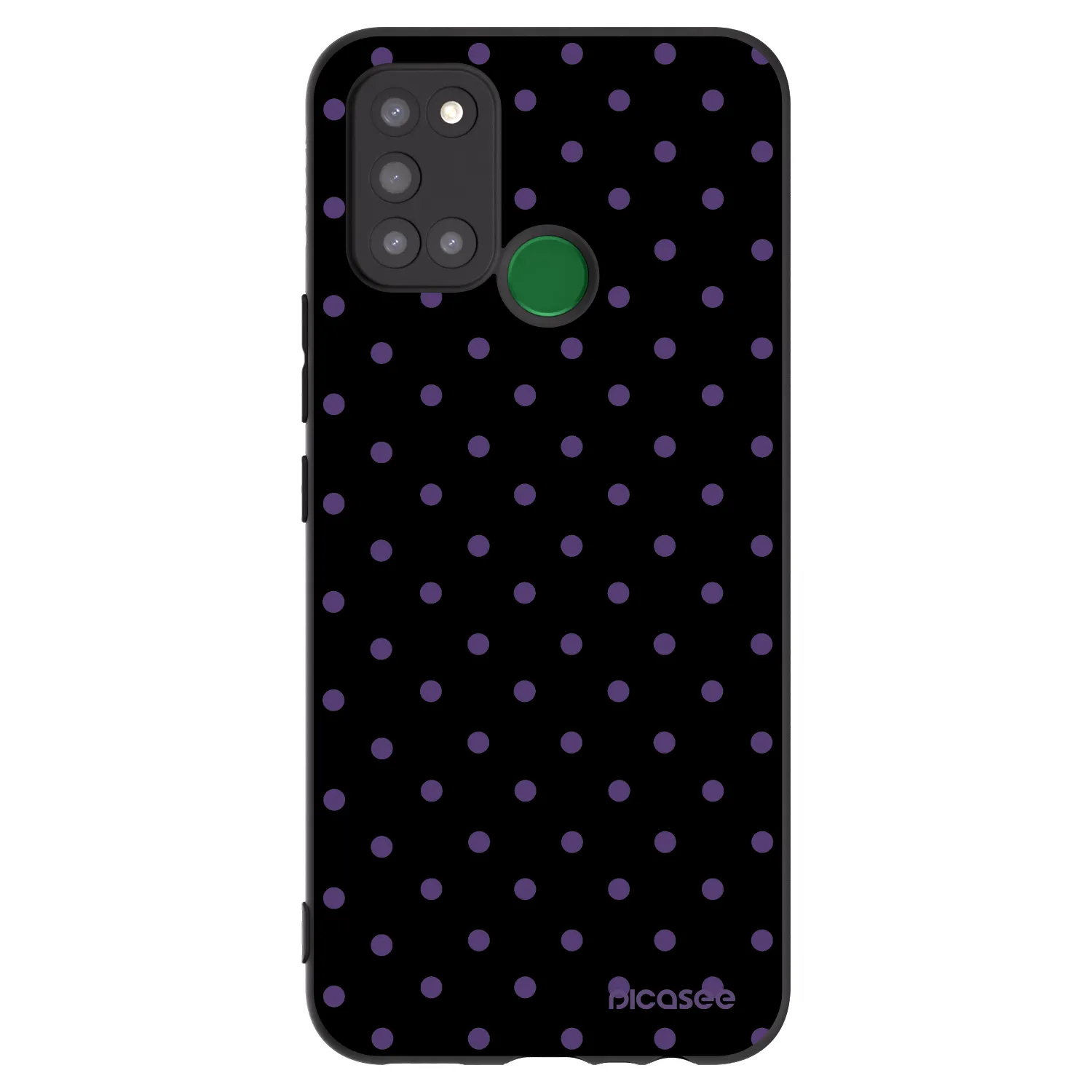 Picasee Realme 7i Hülle - Schwarzes Silikon - Flickers