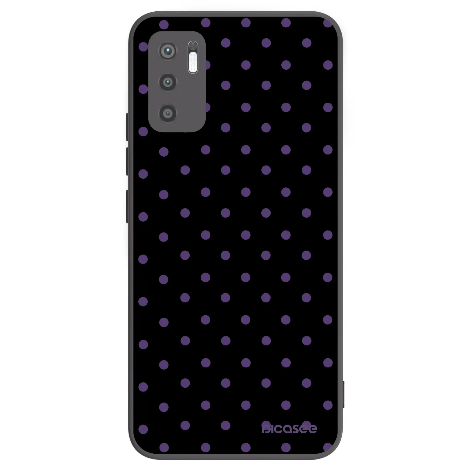 Picasee Xiaomi Redmi Note 10 5G Hülle - Schwarzes Silikon - Flickers