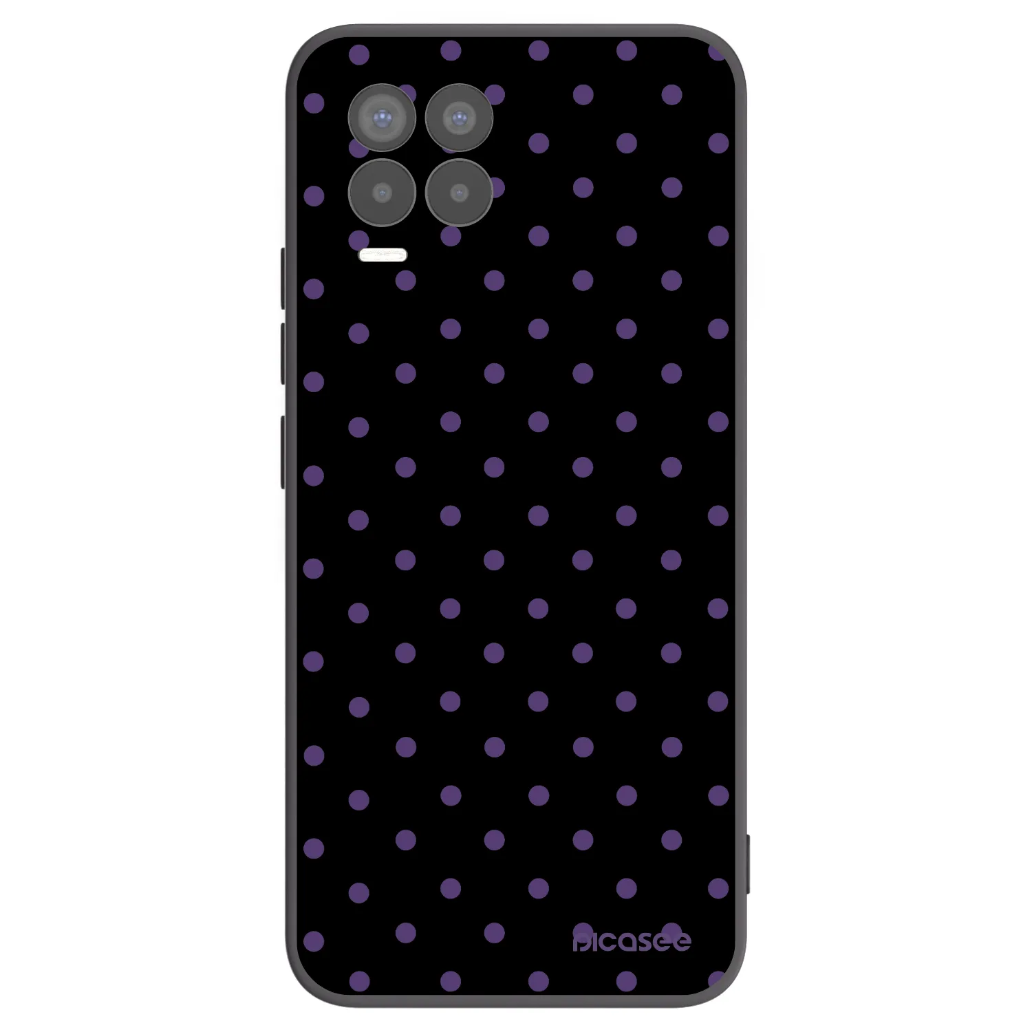 Picasee Realme 8 4G Hülle - Schwarzes Silikon - Flickers