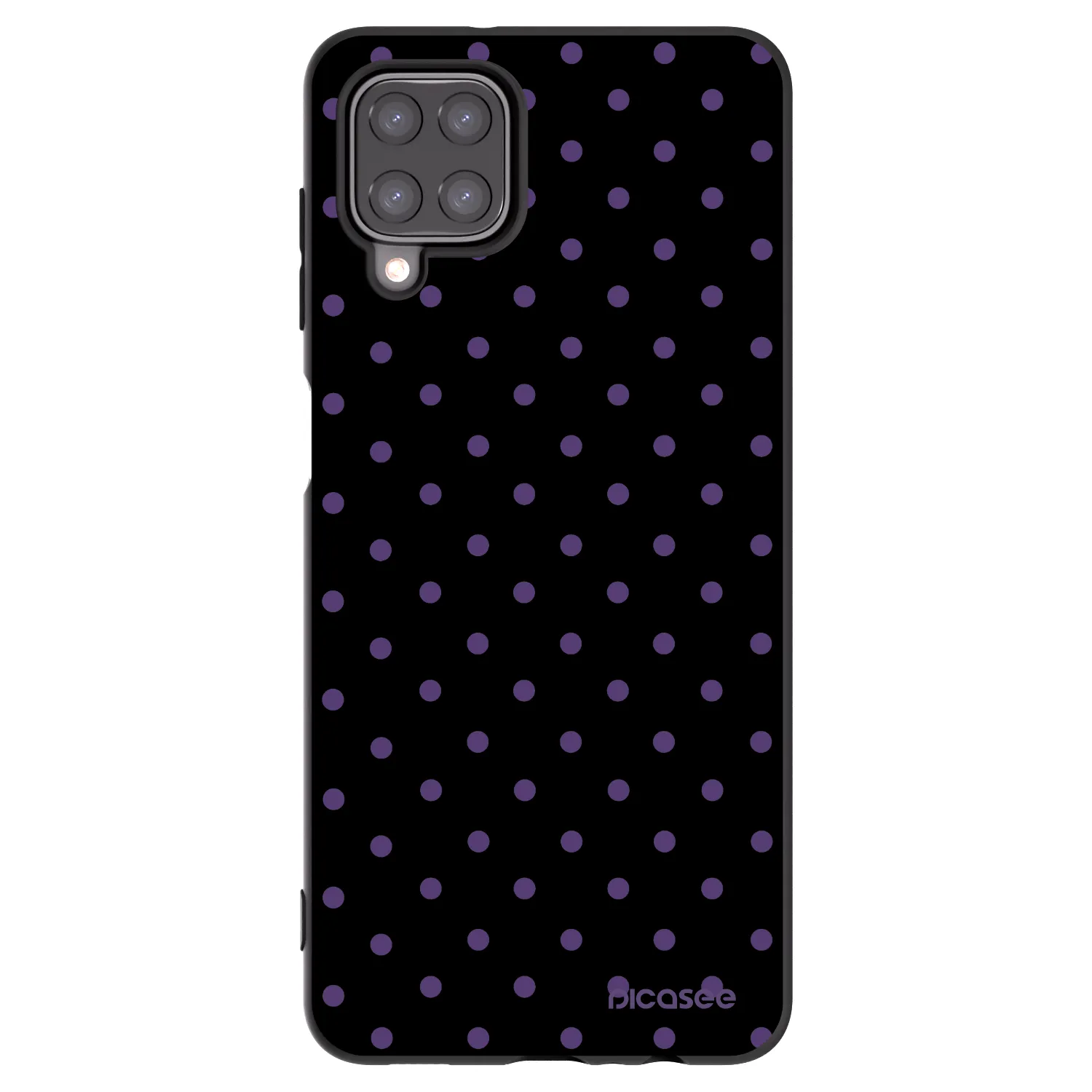 Picasee Samsung Galaxy M12 M127F Hülle - Schwarzes Silikon - Flickers