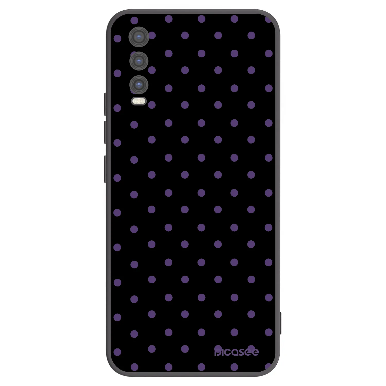 Picasee Vivo Y20s Hülle - Schwarzes Silikon - Flickers