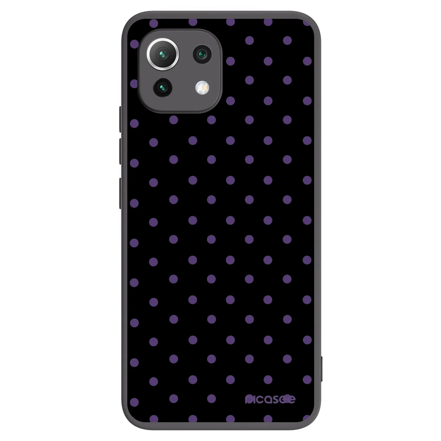 Picasee Xiaomi 11 Lite 5G NE Hülle - Schwarzes Silikon - Flickers