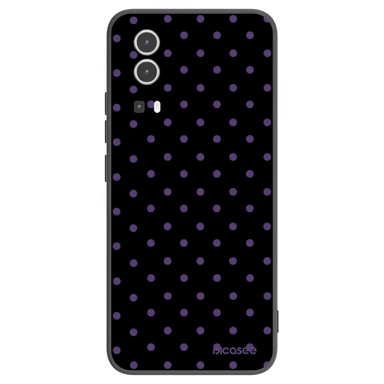 Picasee Vivo Y72 5G Hülle - Schwarzes Silikon - Flickers