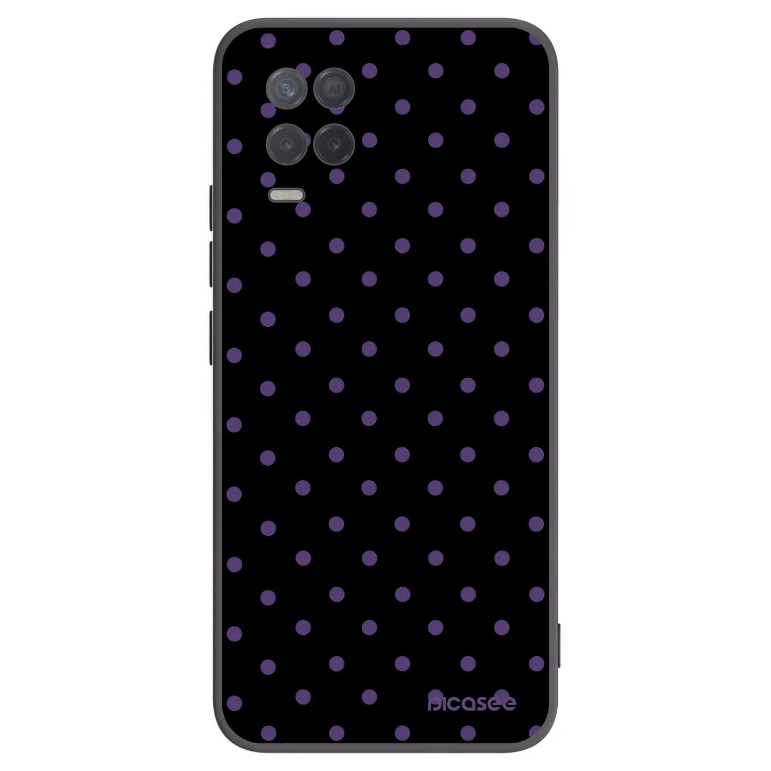 Picasee Realme 8 5G Hülle - Schwarzes Silikon - Flickers