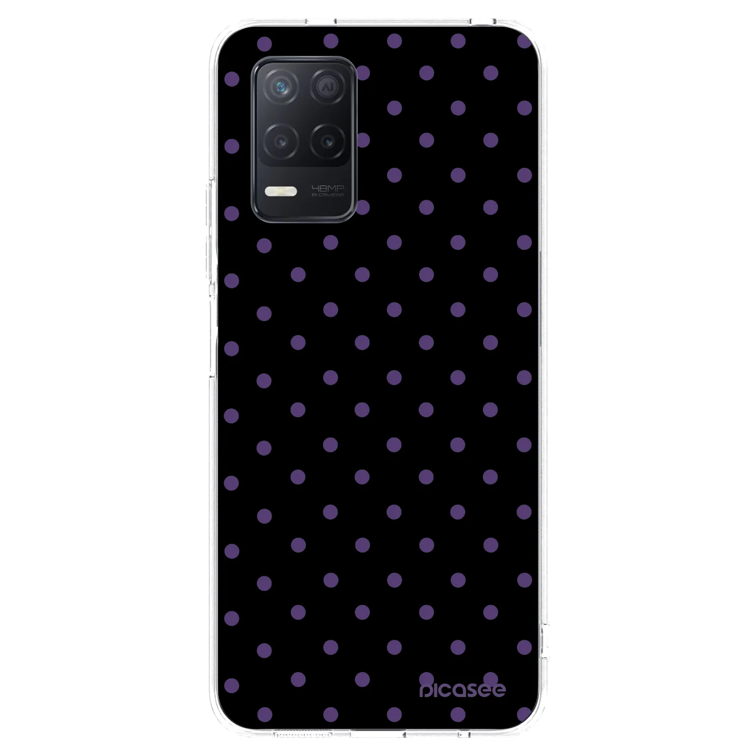 Picasee Realme 8 5G Hülle - Transparentes Silikon - Flickers