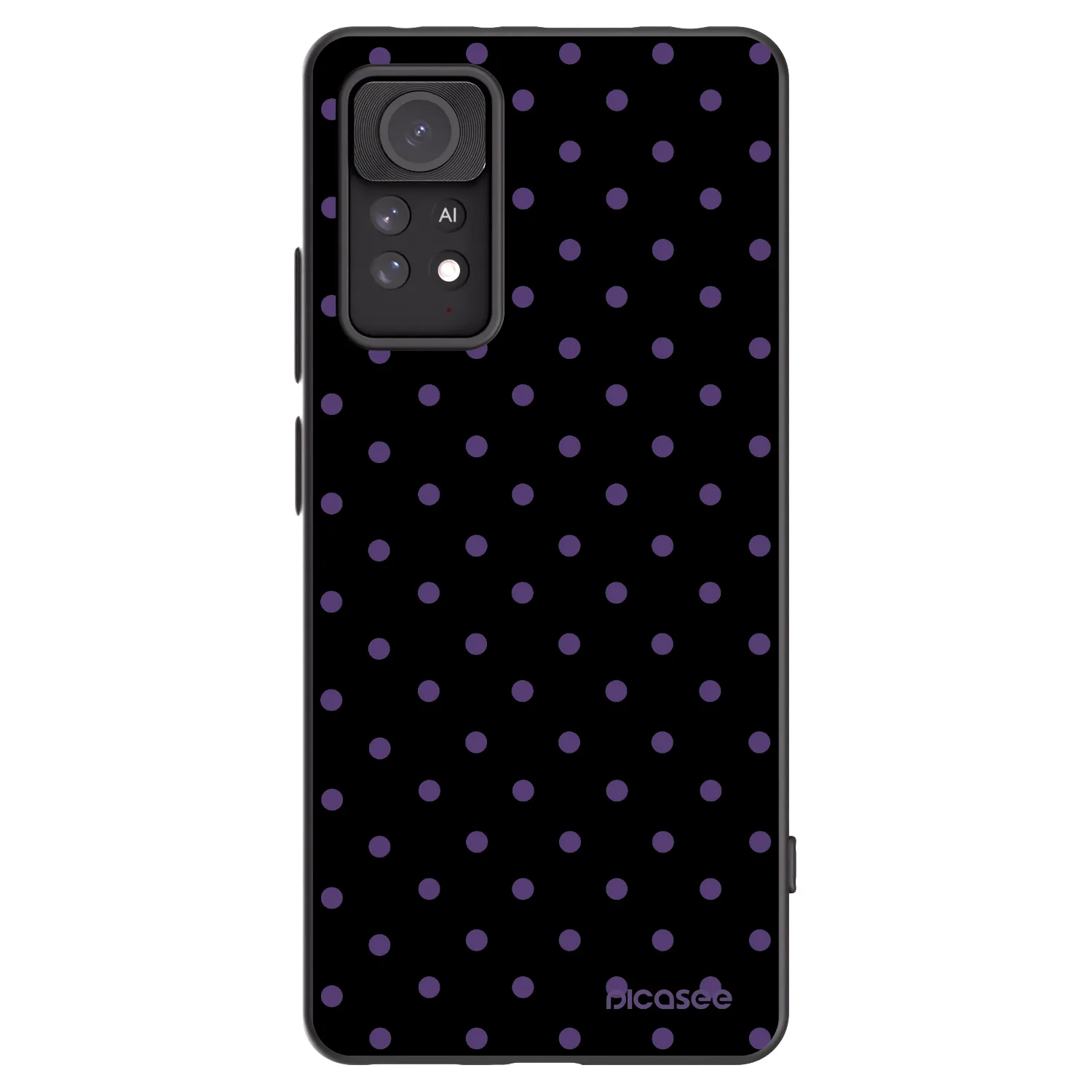 Picasee Xiaomi Redmi Note 11 Pro Hülle - Schwarzes Silikon - Flickers