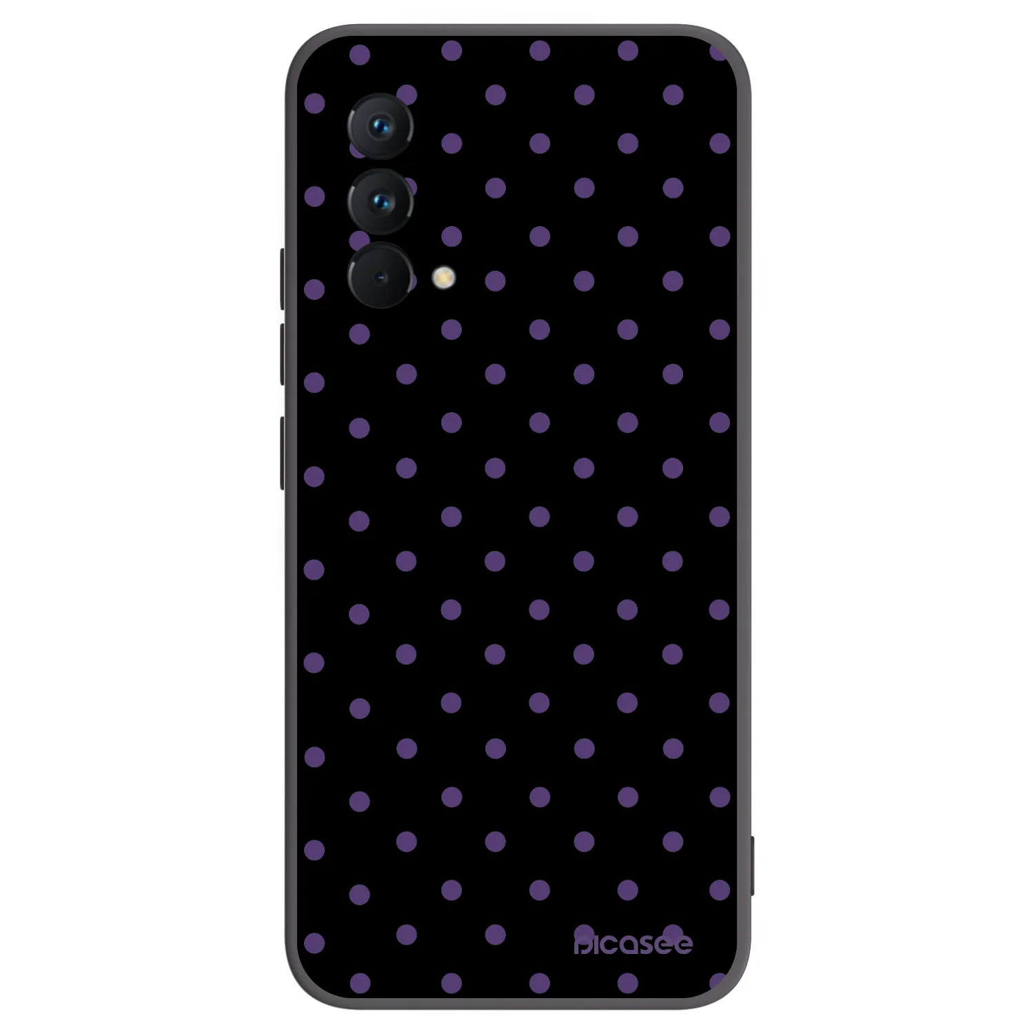 Picasee Realme GT Master Edition 5G Hülle - Schwarzes Silikon - Flickers