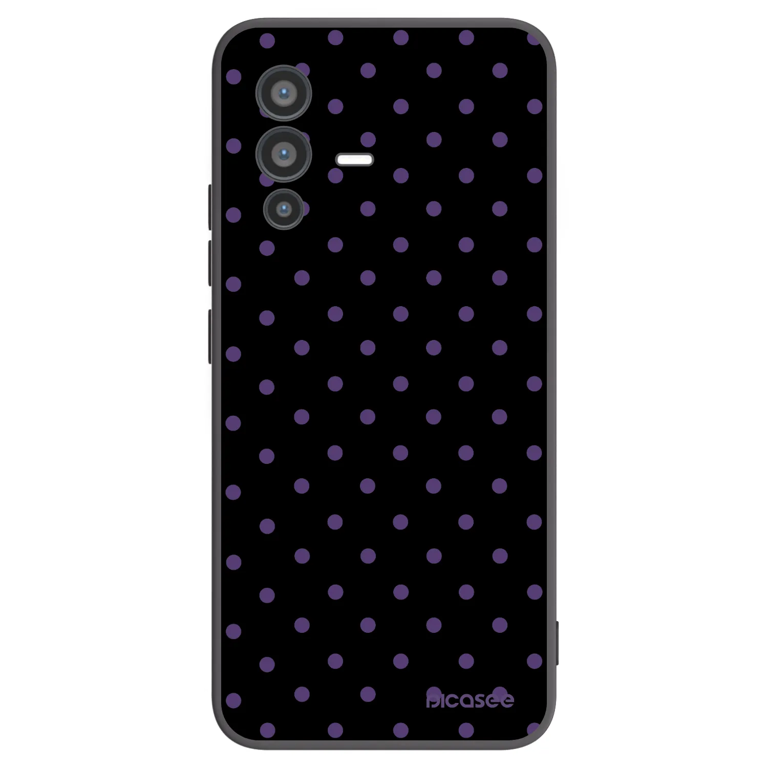 Picasee Vivo V23 5G Hülle - Schwarzes Silikon - Flickers