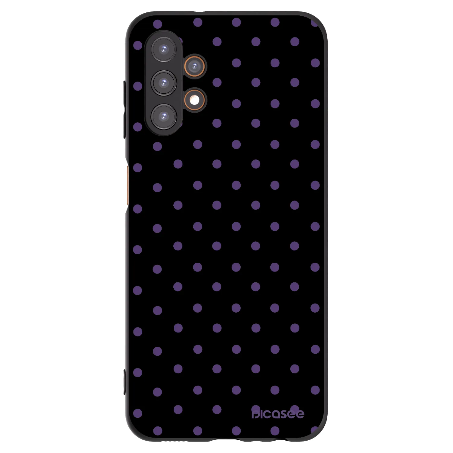 Picasee Samsung Galaxy A13 4G A135 Hülle - Schwarzes Silikon - Flickers