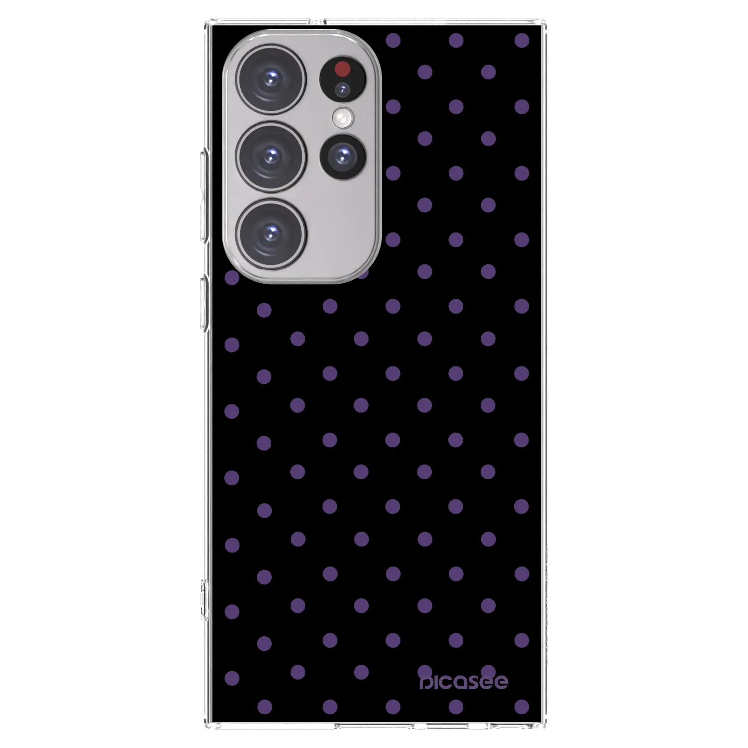 Picasee Samsung Galaxy S23 Ultra 5G Hülle - Transparentes Silikon - Flickers