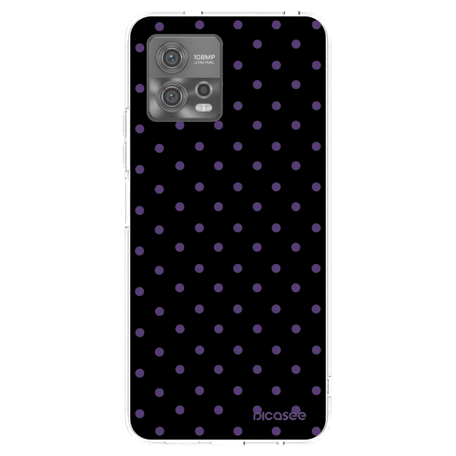 Picasee Motorola Moto G72 Hülle - Transparentes Silikon - Flickers