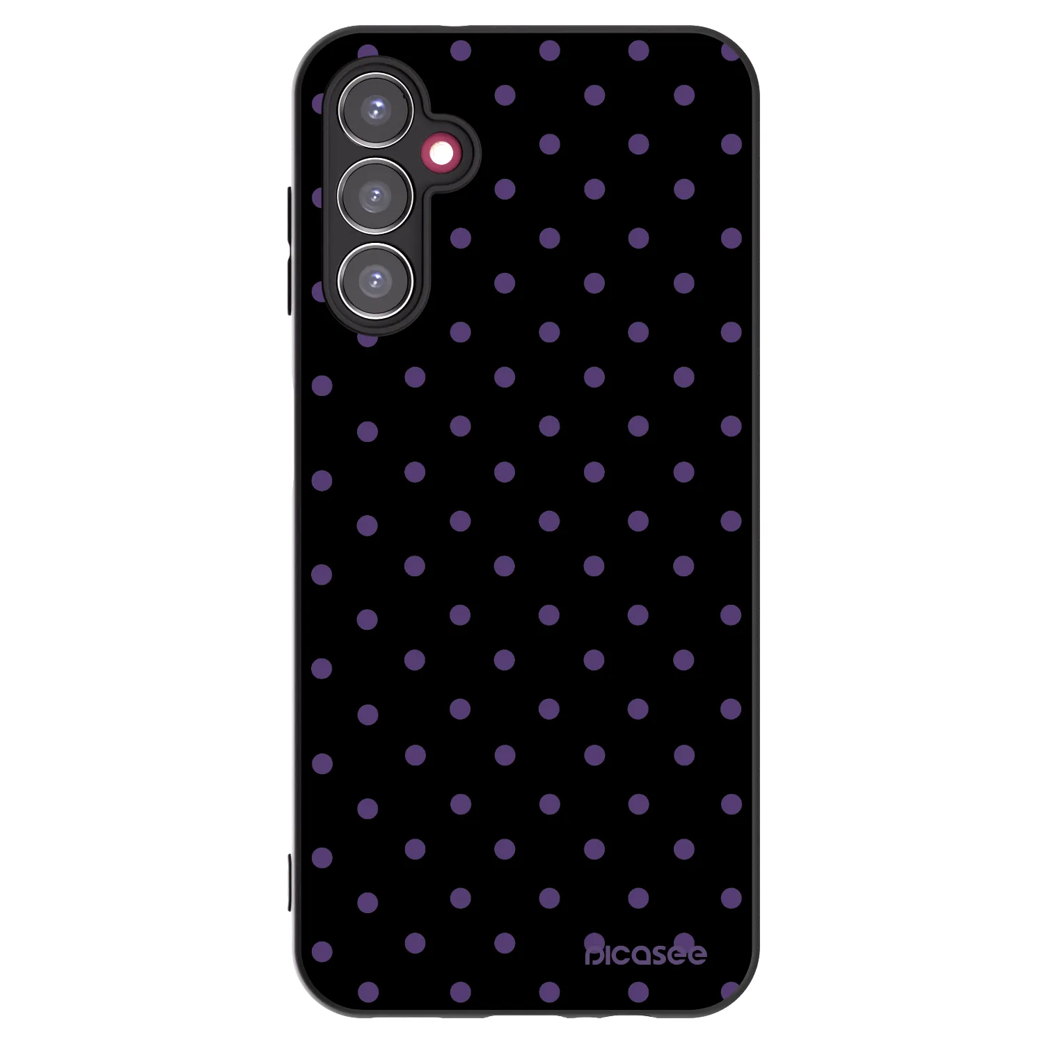 Picasee Samsung Galaxy A14 4G A145R Hülle - Schwarzes Silikon - Flickers