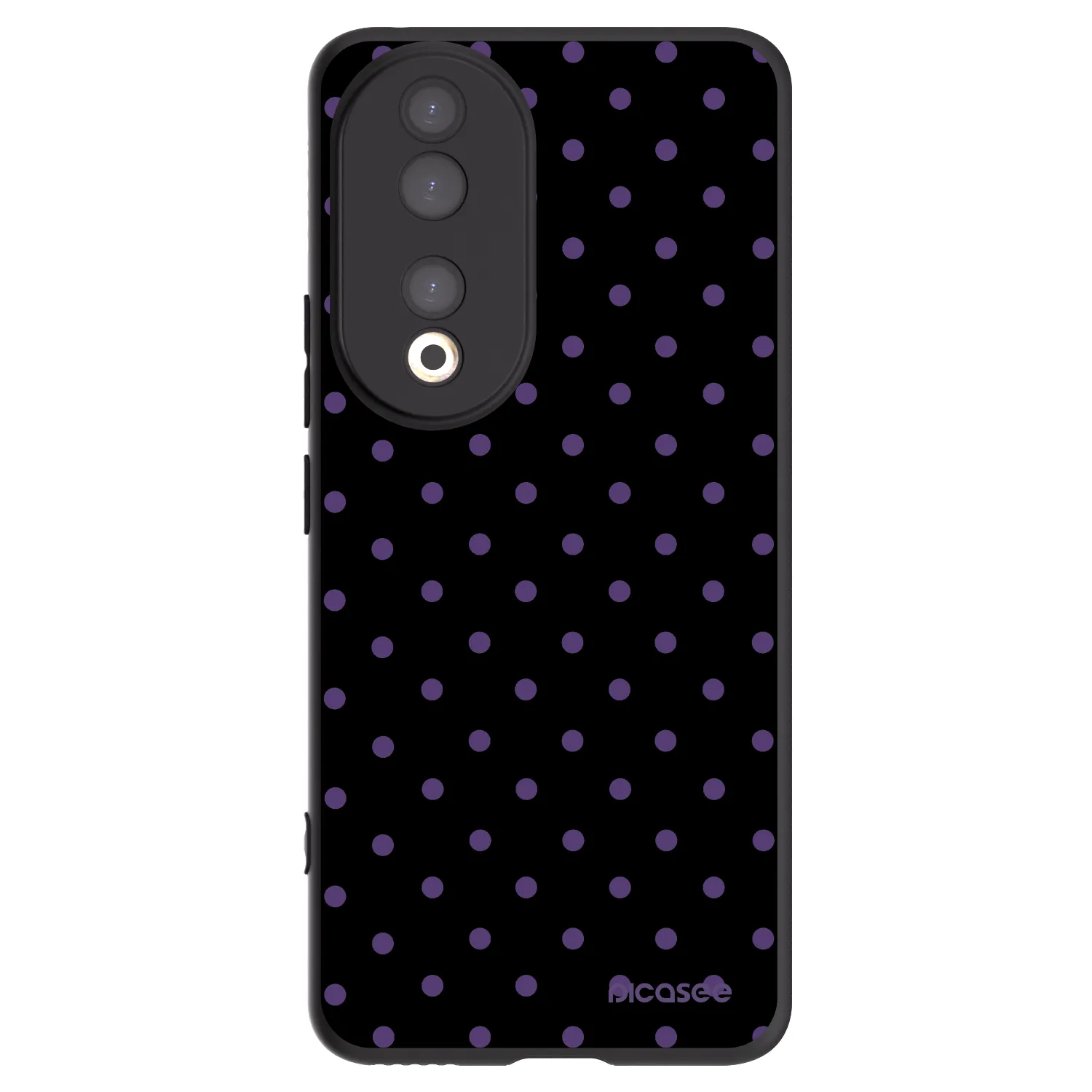 Picasee Honor 90 5G Hülle - Schwarzes Silikon - Flickers