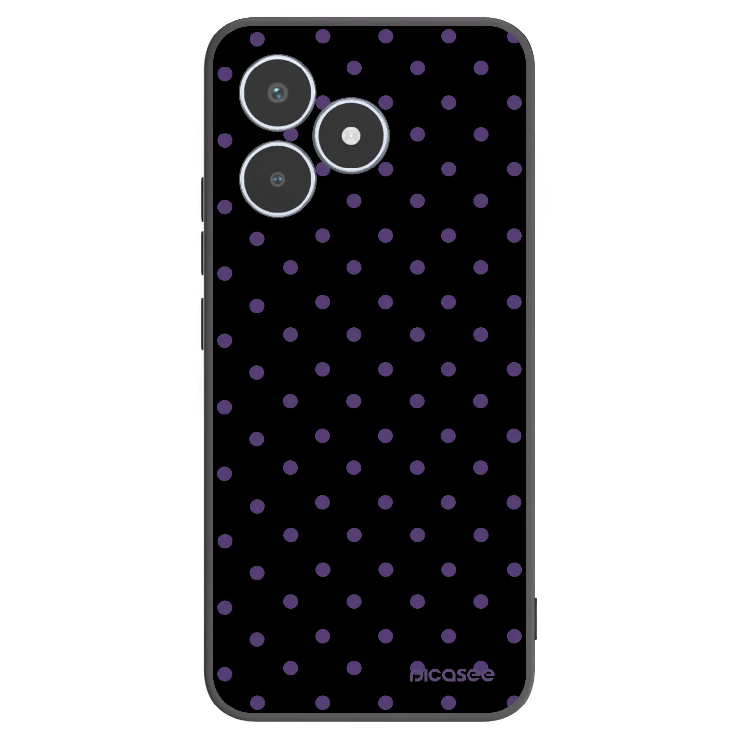 Picasee Realme C53 Hülle - Schwarzes Silikon - Flickers