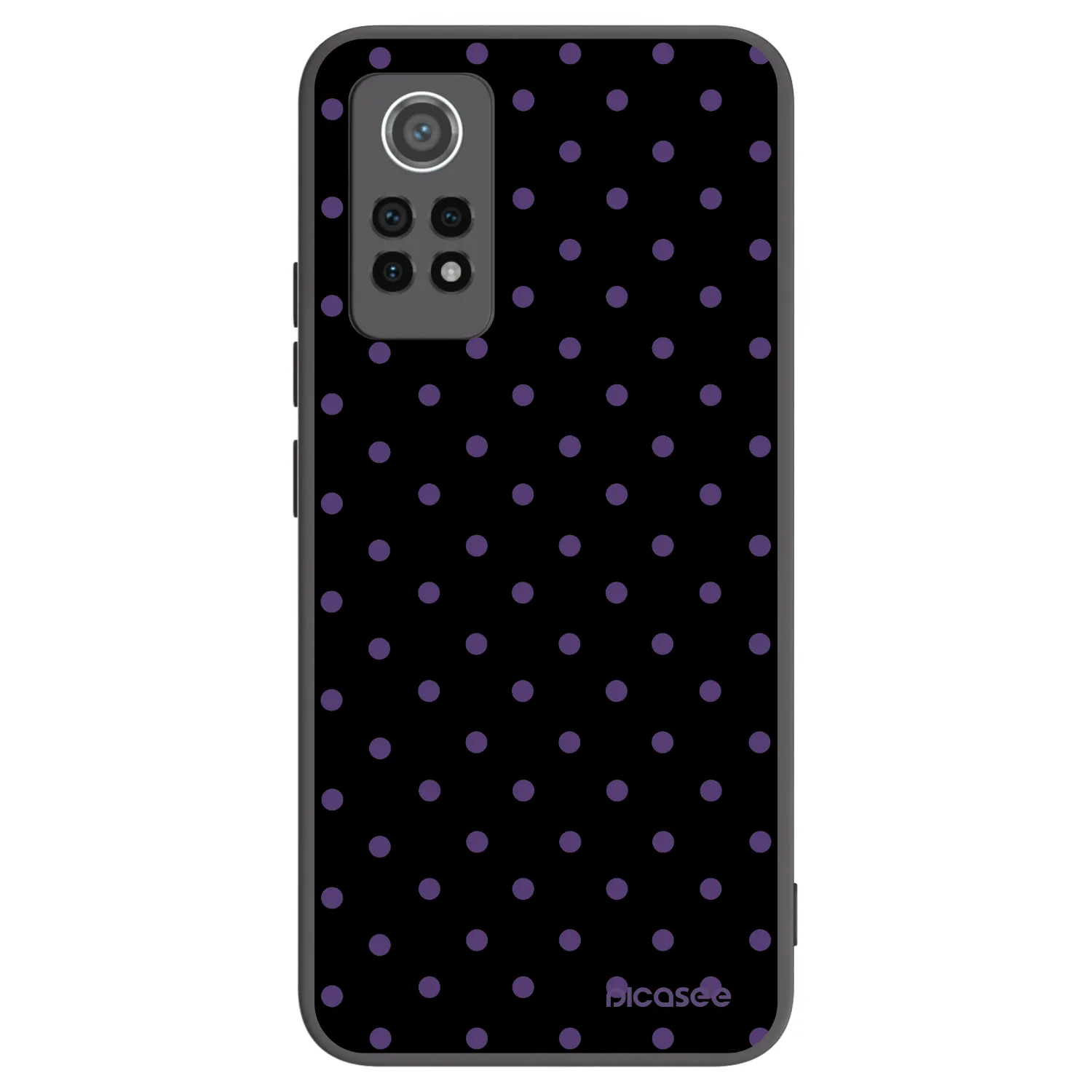 Picasee Xiaomi Redmi Note 12 Pro 4G Hülle - Schwarzes Silikon - Flickers