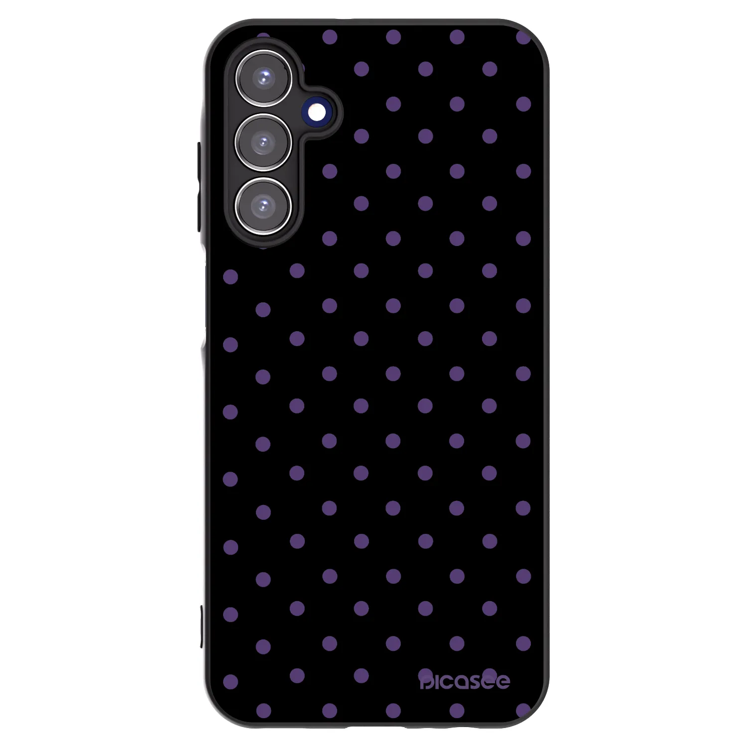 Picasee Samsung Galaxy A15 A155F 4G Hülle - Schwarzes Silikon - Flickers
