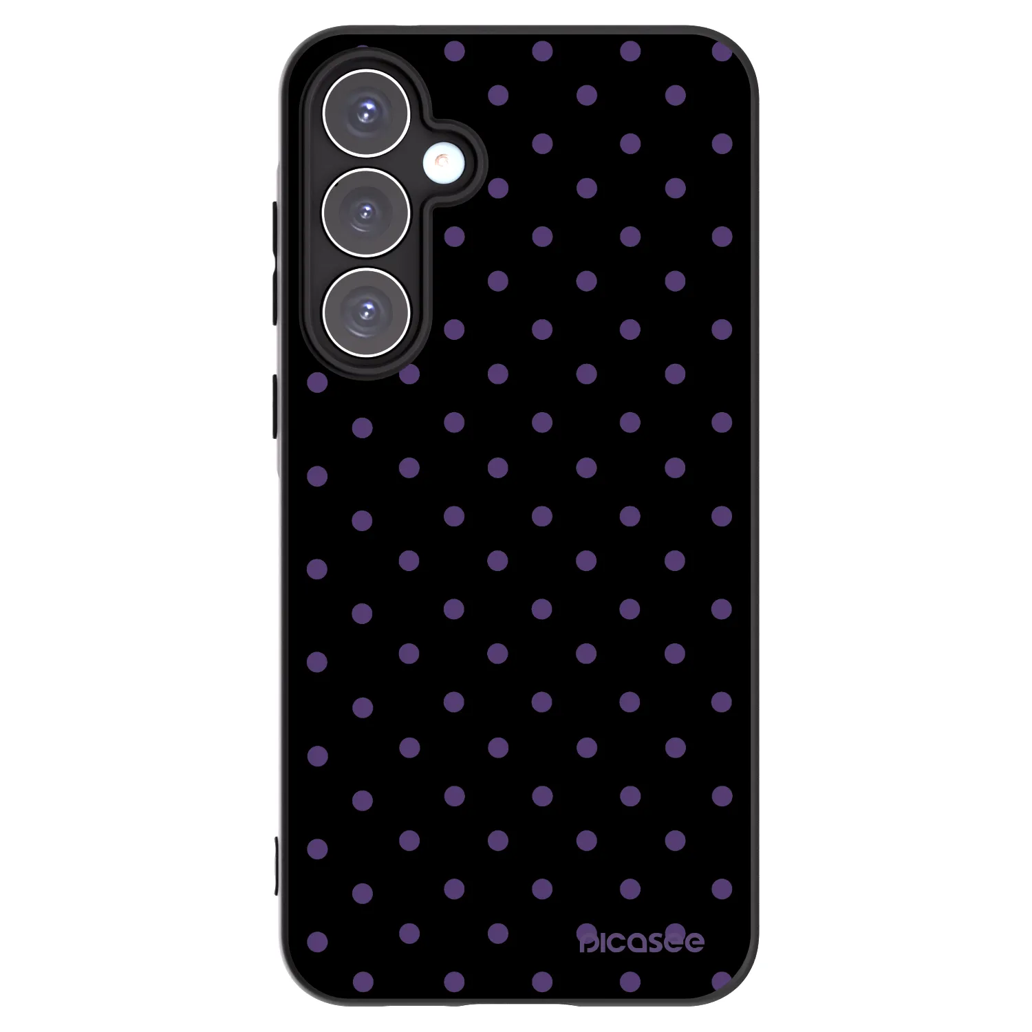 Picasee Samsung Galaxy A55 5G A556B Hülle - Schwarzes Silikon - Flickers