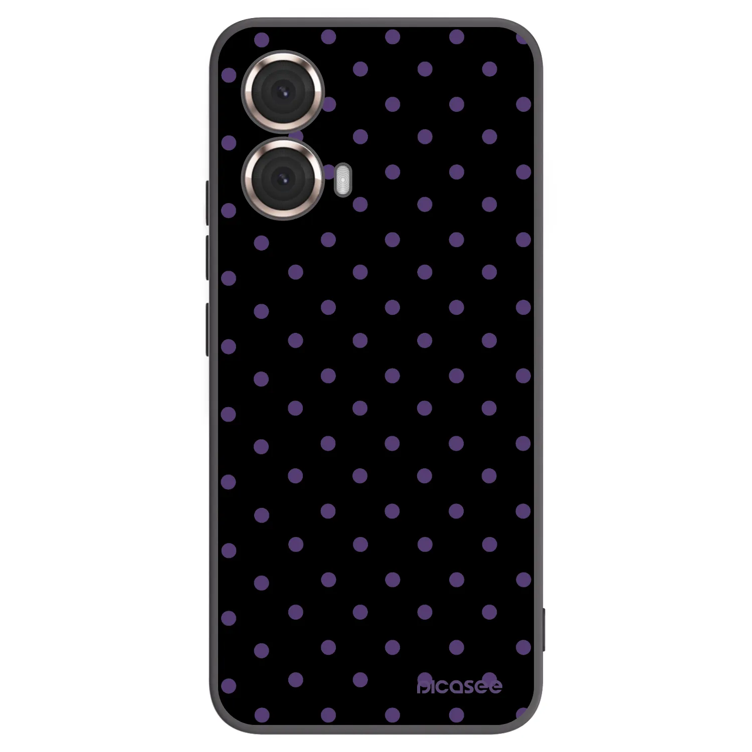 Picasee Motorola Moto G85 Hülle - Schwarzes Silikon - Flickers