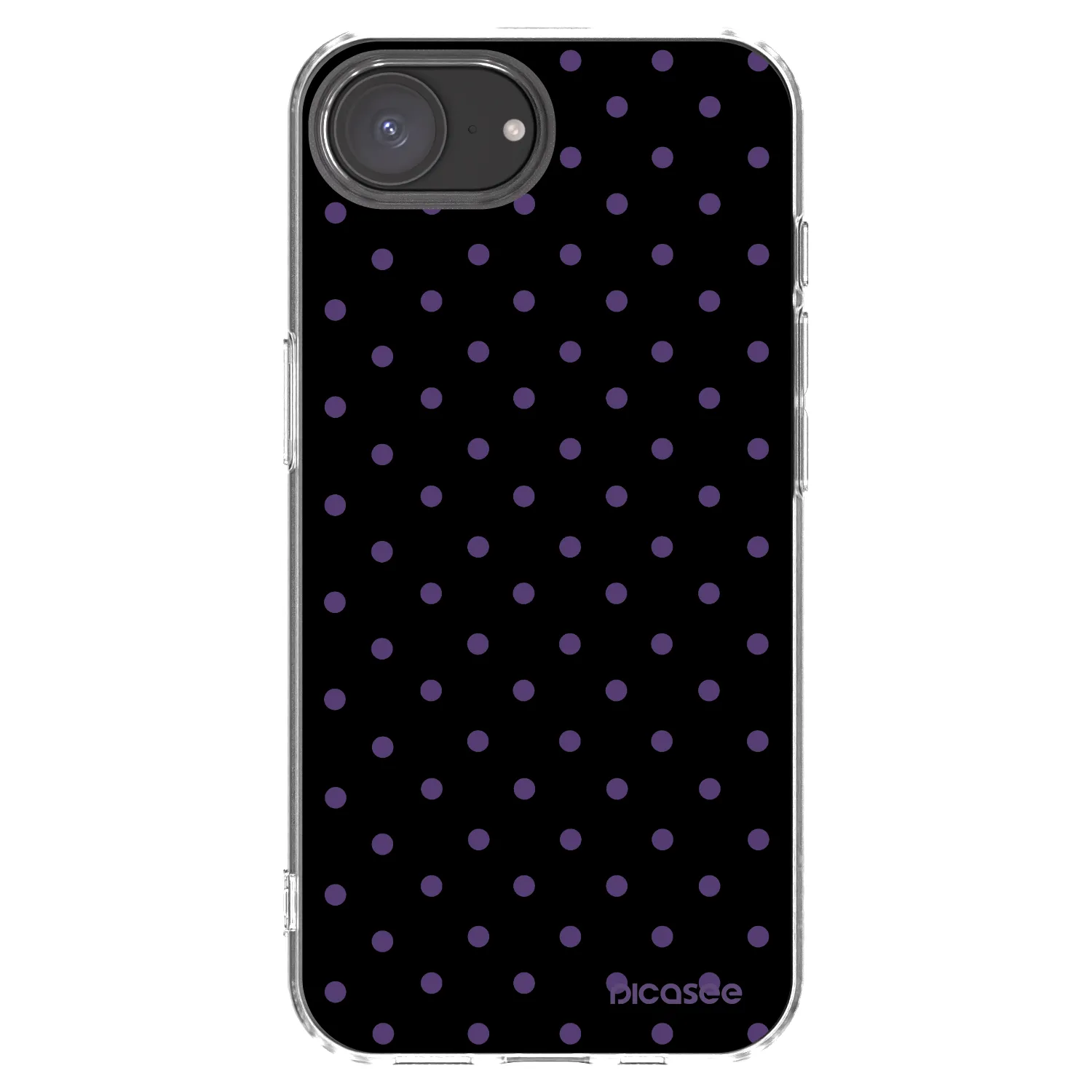 Picasee Apple iPhone 16e Hülle - Transparentes Silikon - Flickers
