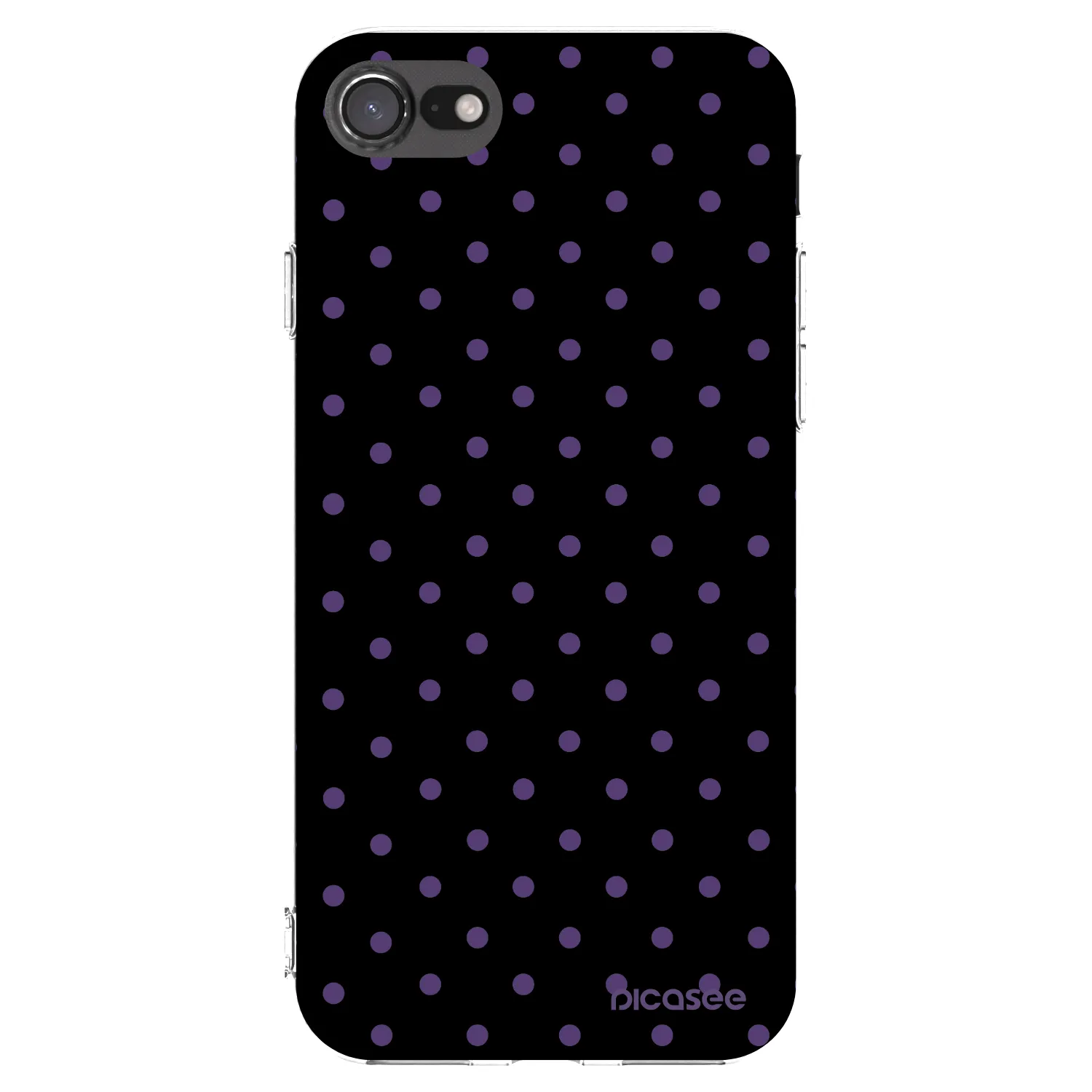Picasee Apple iPhone 7 Hülle - Transparentes Silikon - Flickers