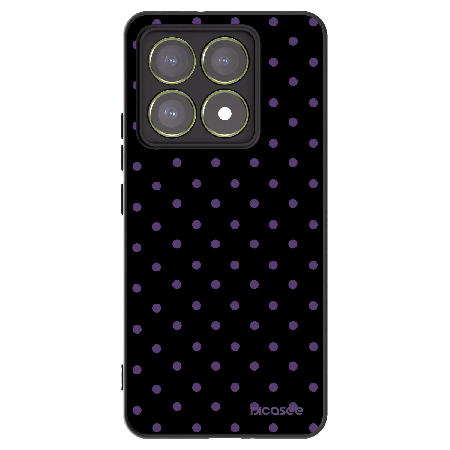Picasee Xiaomi 14T Hülle - Schwarzes Silikon - Flickers