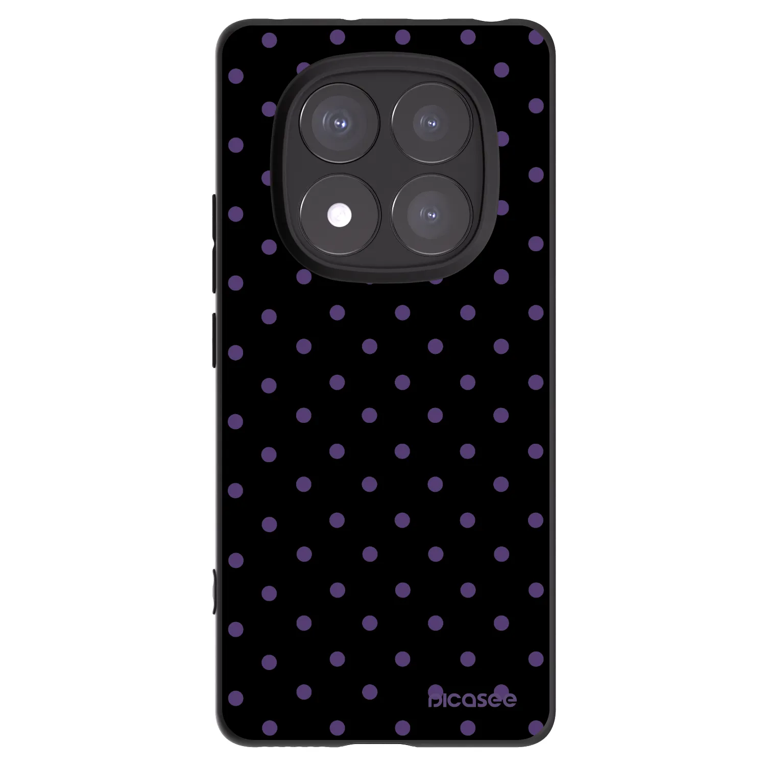 Picasee Xiaomi Redmi Note 14 Pro+ 5G Hülle - Schwarzes Silikon - Flickers