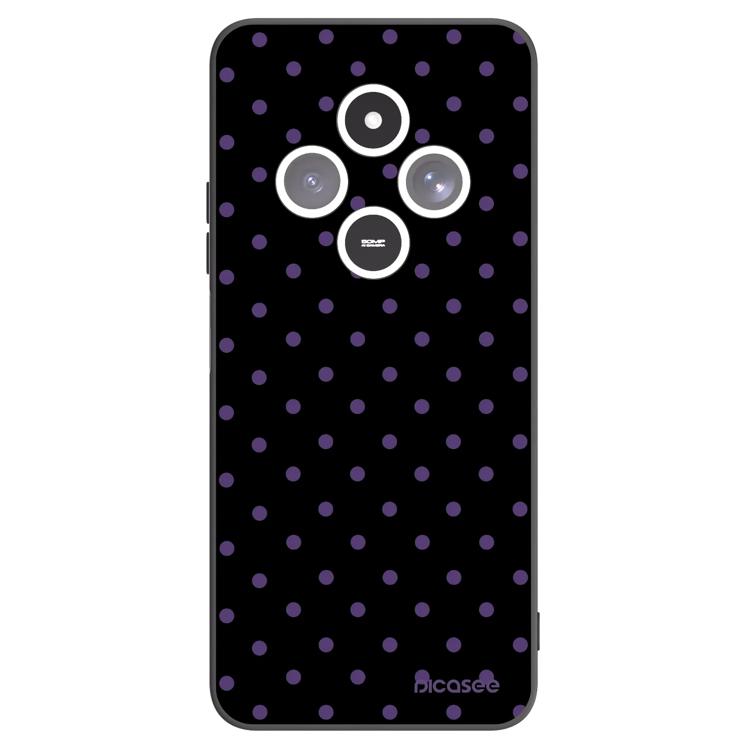 Picasee Xiaomi Redmi 14C Hülle - Schwarzes Silikon - Flickers