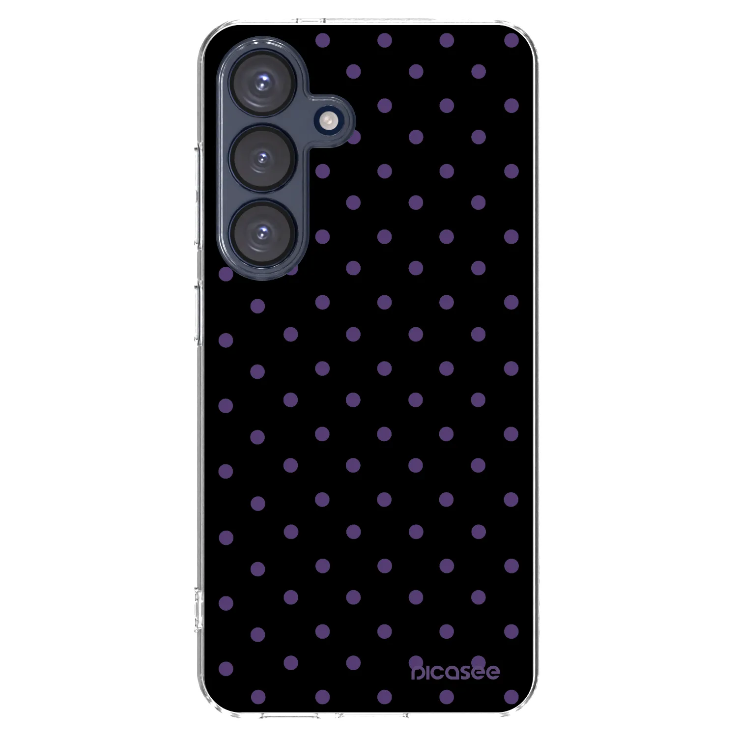 Picasee Samsung Galaxy S25 5G Hülle - Transparentes Silikon - Flickers