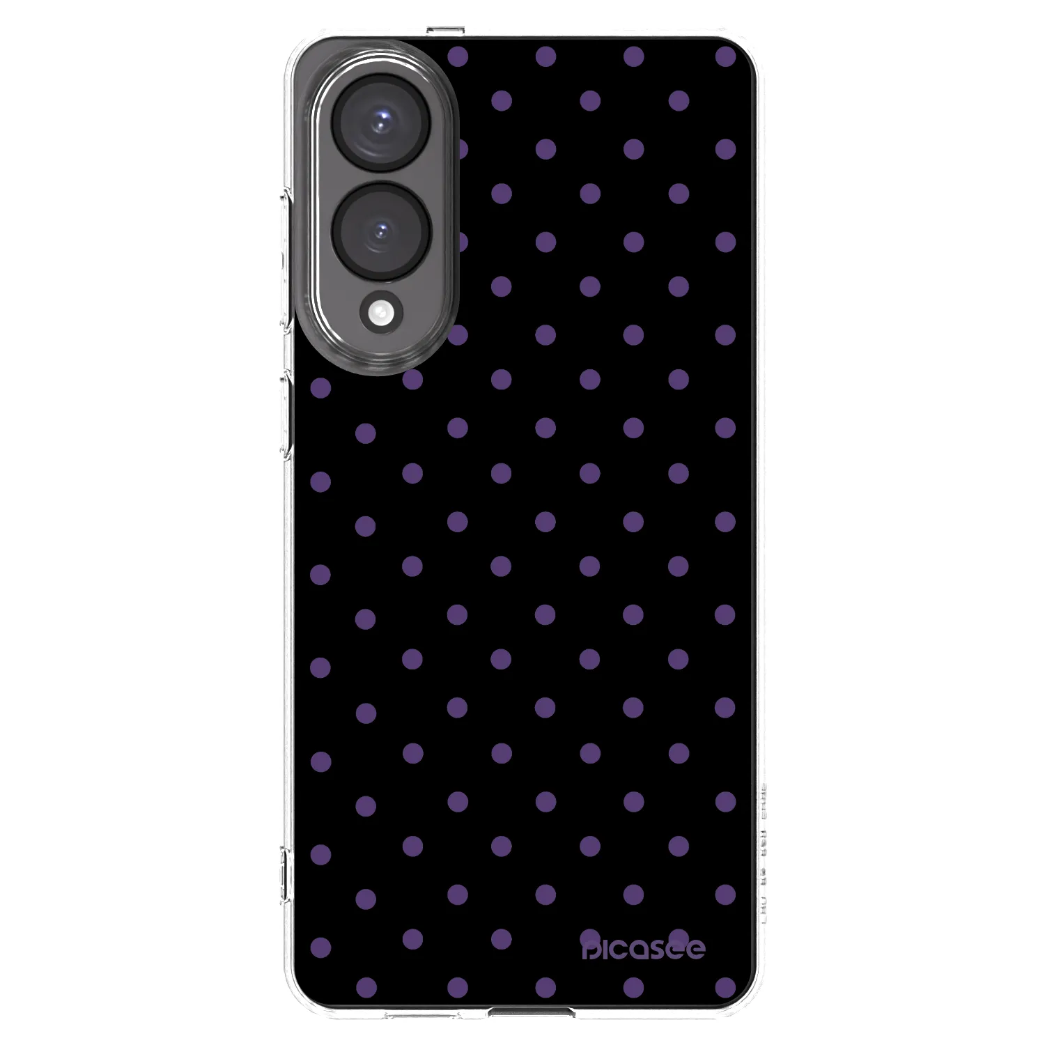 Picasee Samsung Galaxy S25 Edge 5G Hülle - Transparentes Silikon - Flickers