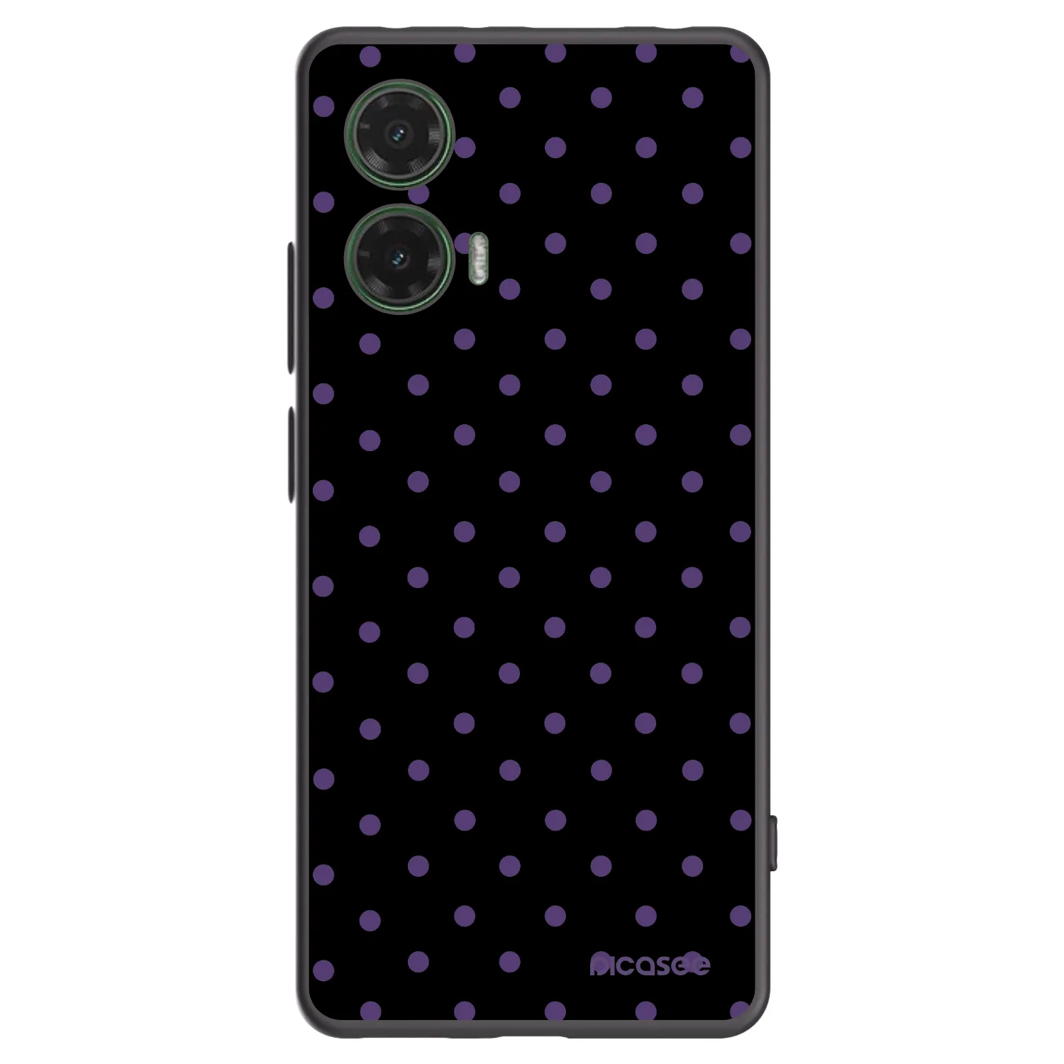 Picasee Motorola Moto G35 5G Hülle - Schwarzes Silikon - Flickers